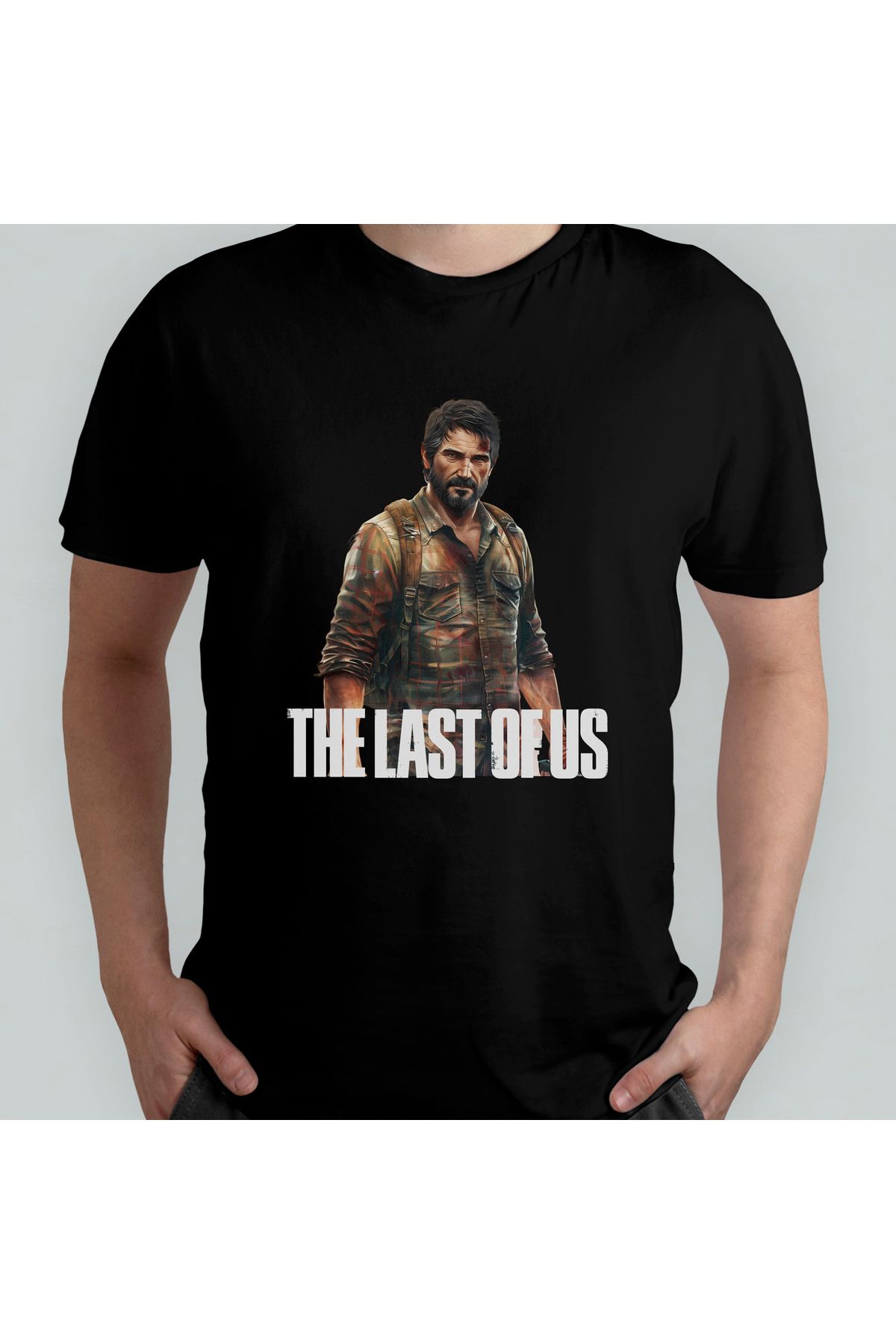 Pixxa The Last of Us Unisex %100 Pamuklu Bisiklet Yaka T-Shirt Model 4
