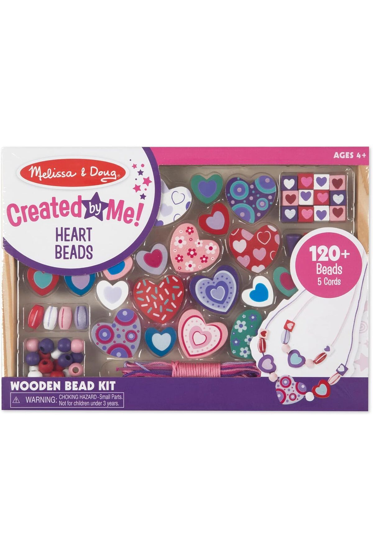 STOREMAX lvnmblya & Doug 14175 Ahşap Boncuk Dizme Tatlı Kalpler Shop Deesing 224120