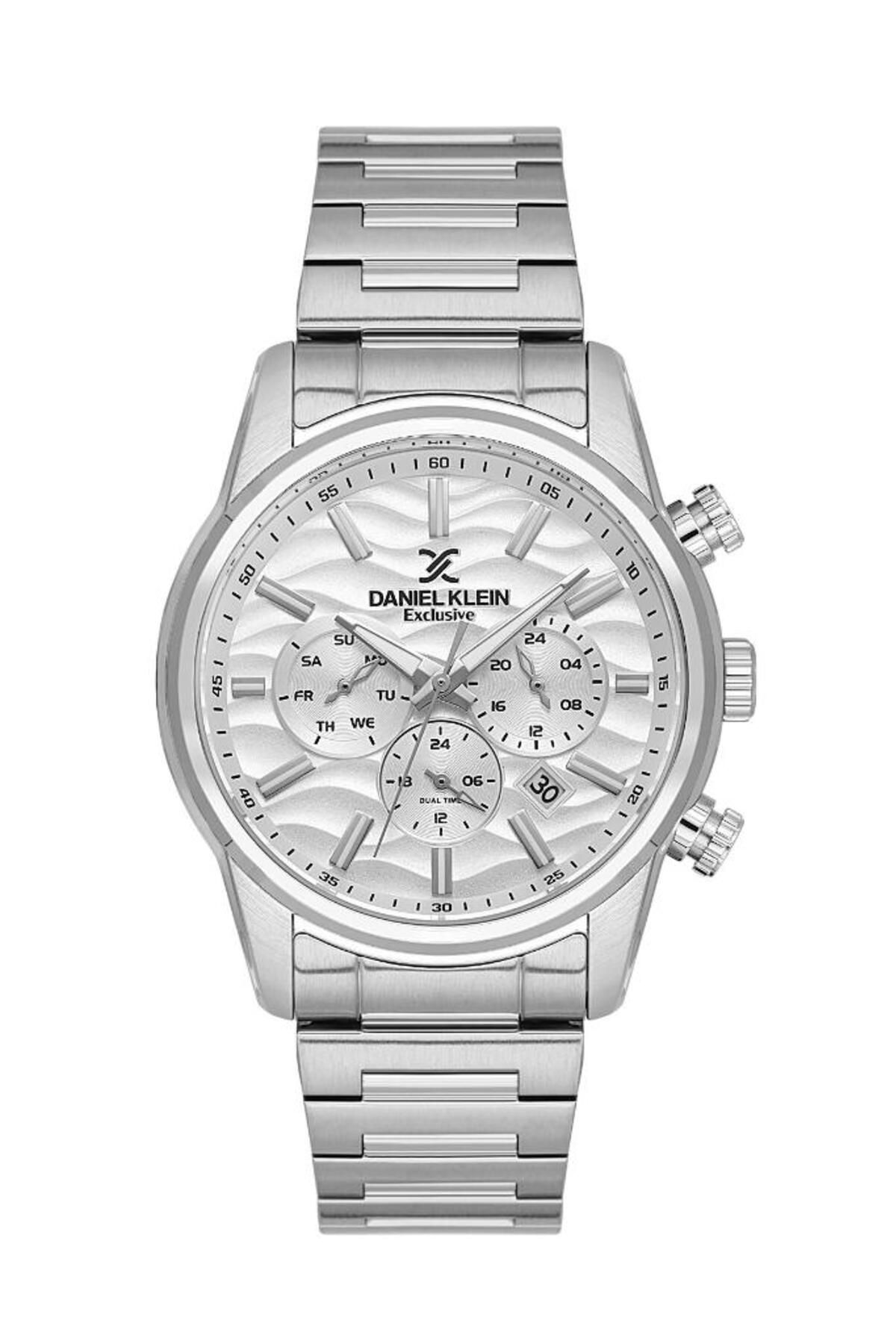 Daniel Klein DK.1.14062-6 Tüm Fonksiyonlar Aktif Metal Kordon Metal Kasa 3 ATM Suya Dayanıklı Metali