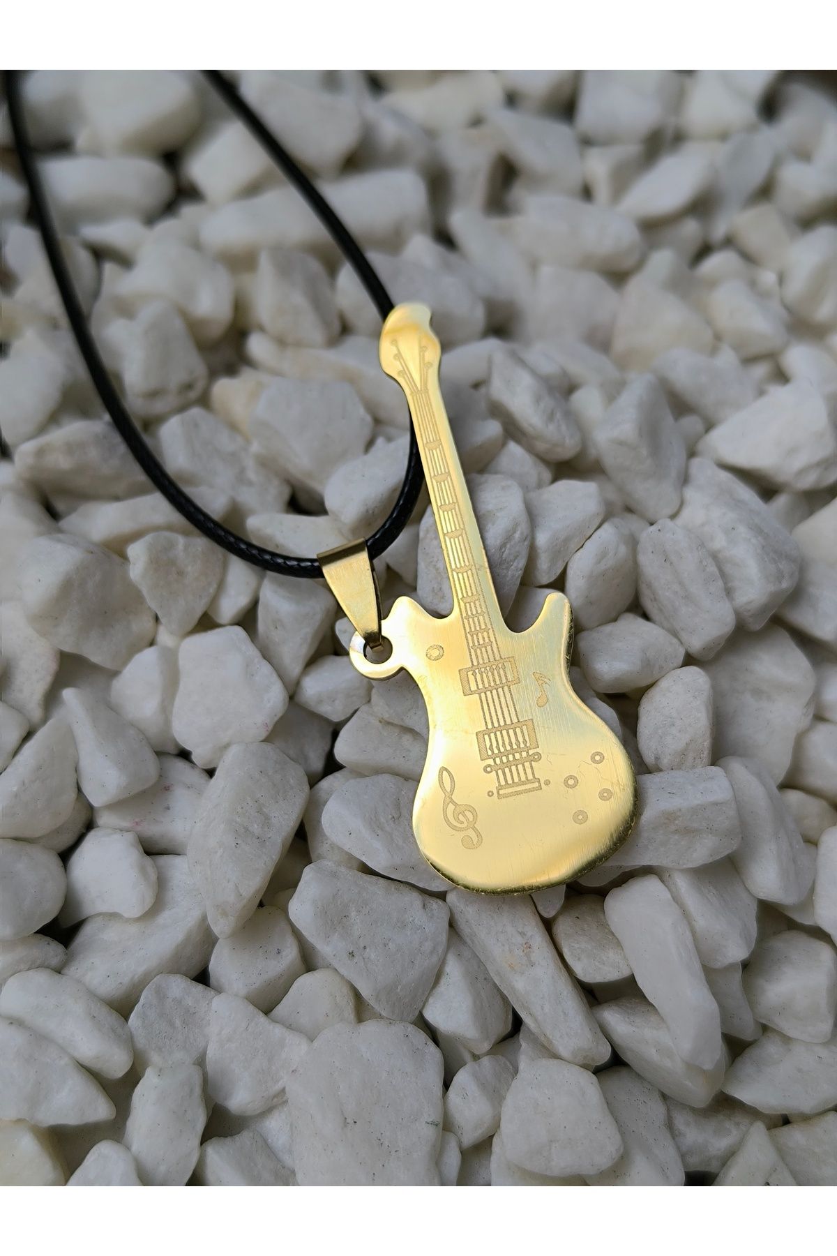 Esey Dizayn Gitar Çelik Kolye