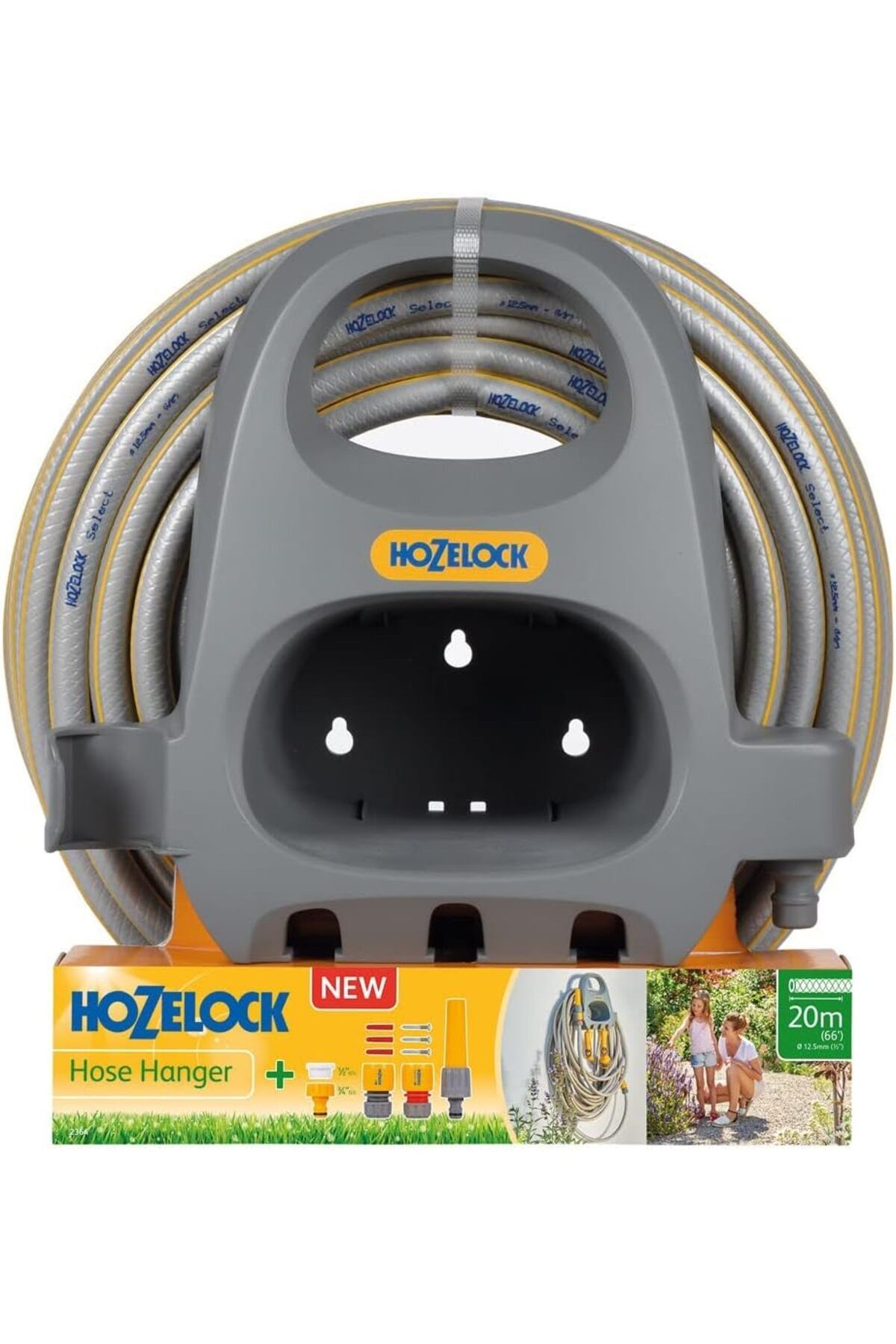 STOREMAX srh 2364H Duvara Monte 20 m 1/2" Hortumlu Hortum Toplama ve Sarma Askı Seti trendy 266450