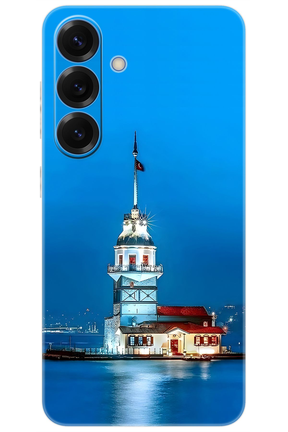 Ceppare Samsung Galaxy S25 (SM-S931B) Uyumlu Kılıf Desen Baskılı Silikon Kız Kulesi STK:617 CP-KciMOtG