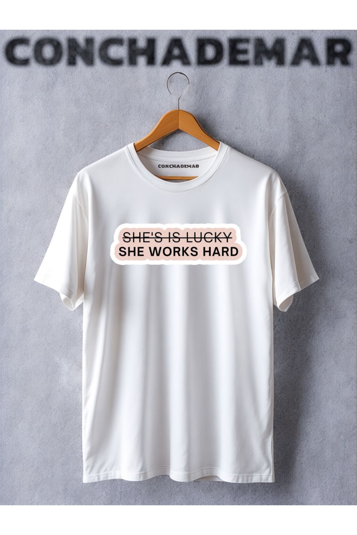Vordevia Hello I’m Gonca Cry Motivasyon Baskılı Oversize T-Shirt