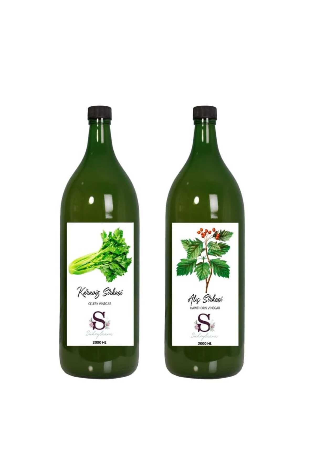 Süheylaana Doğal Kereviz Sirkesi 2000 Ml - Doğal Hünnap Sirkesi 2000 Ml