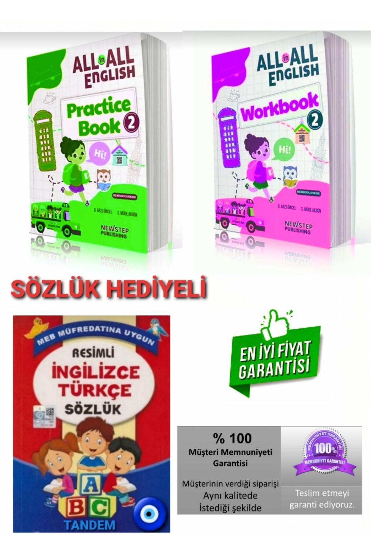 yuka yayıncılık 2. Sınıf İngilizce Öğreten SET SÜPER FİYAT 3 KİTAP + UÇ'LU KALEM 0,7 HEDİYELİ