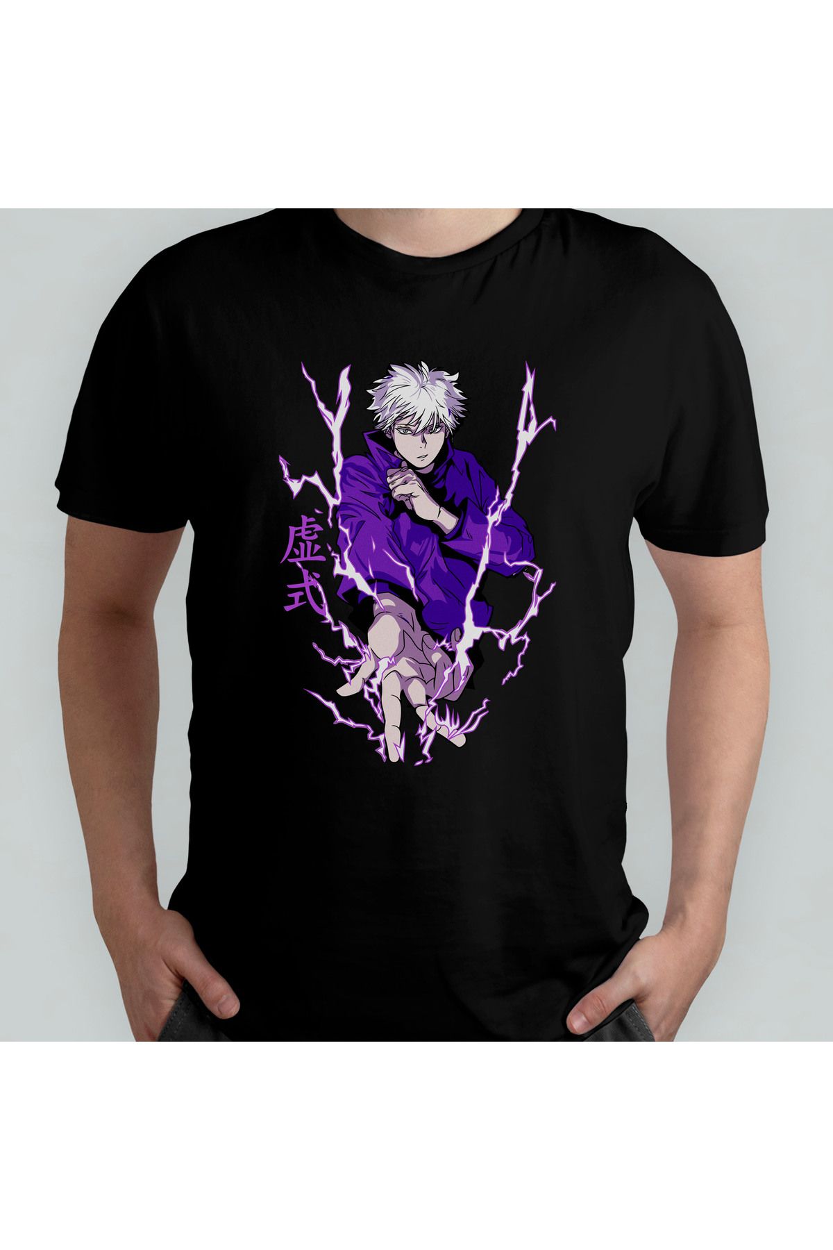 Pixxa Jujutsu Kaisen Unisex %100 Pamuklu Bisiklet Yaka T-Shirt Model 3