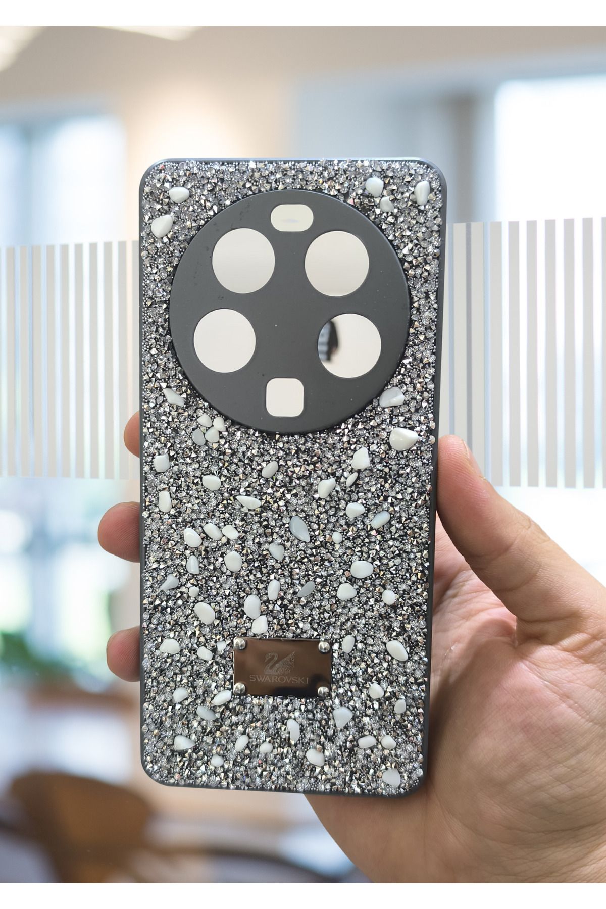 Techno Mi 13 Ultra Taşlı Kılıf Kamera Korumalı Lüx Silikon