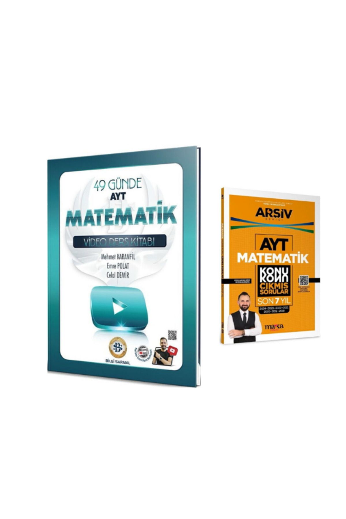 Bilgi Sarmal Yayınları 2025 bilgi sarmal ayt matematik 49 günde video ders kitabı ve ayt 7 yıl konu konu çıkmış