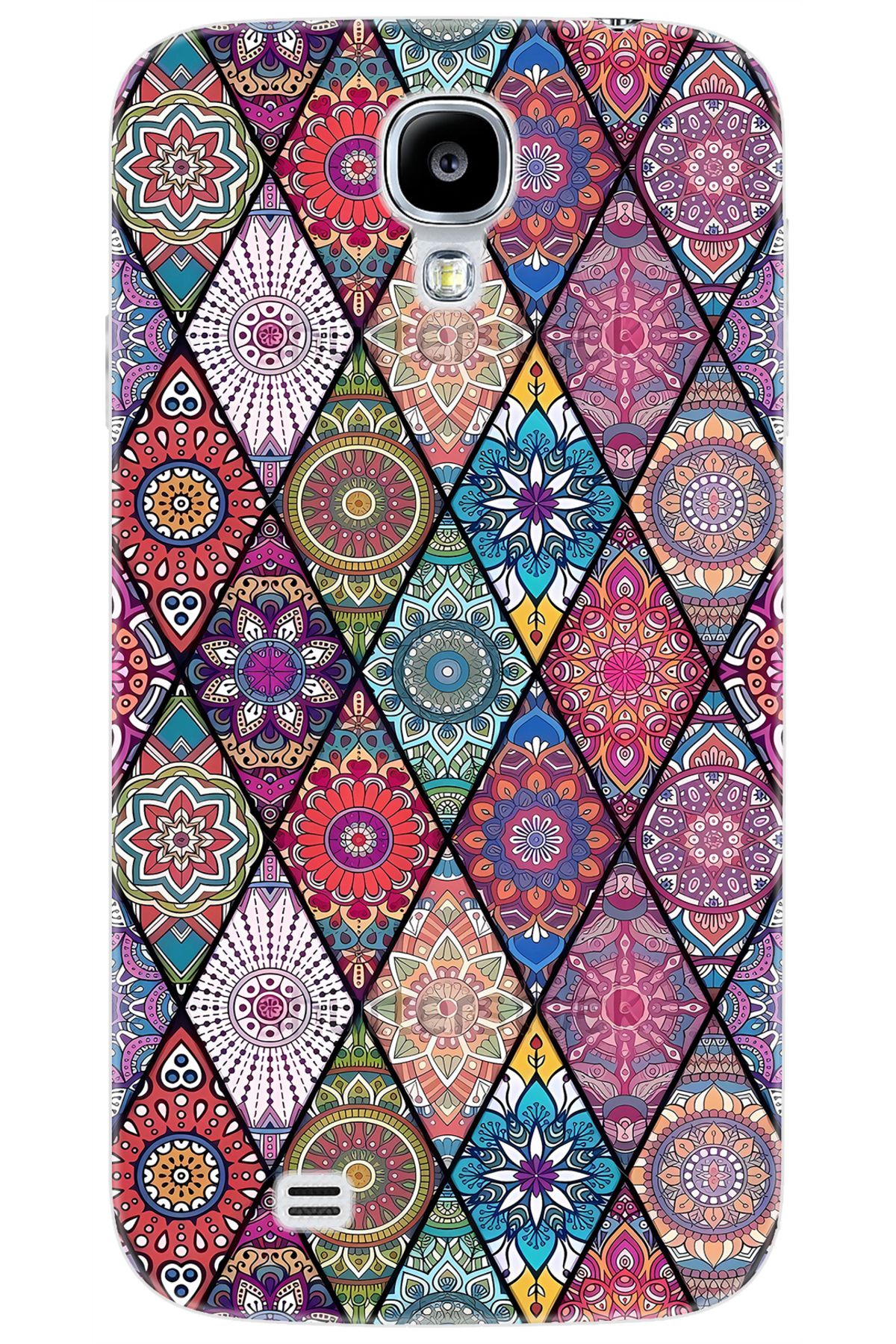 Ceppare Samsung Galaxy S4 (GT-I9500) Uyumlu Kılıf Desen Baskılı Silikon Kilim Tasarım STK:660 CP-N3ey2ve