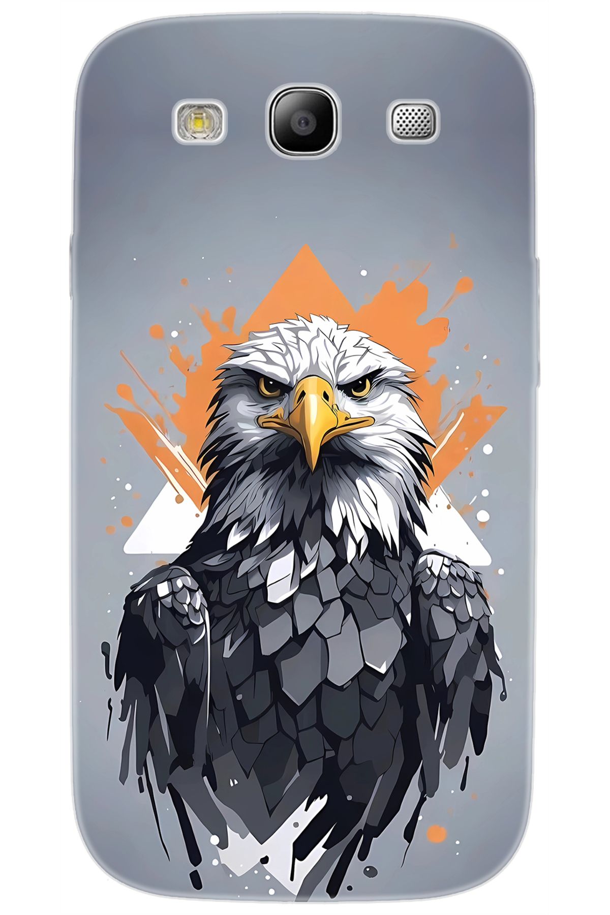 Ceppare Samsung Galaxy S3 (GT-I9300) Uyumlu Kılıf Desen Baskılı Silikon Kartal STK:639 CP-ucZseAO