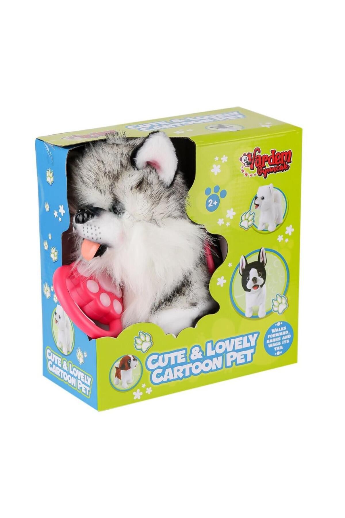 NW NessiWorld Nessiworld PR66302-26T Yürüyen Tasmalı Peluş Yürüyen Husky