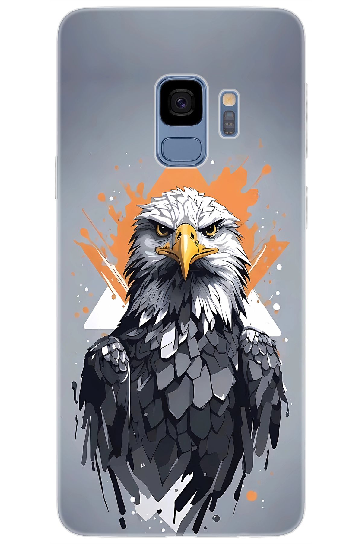 Ceppare Samsung Galaxy S9 (SM-G960F) Uyumlu Kılıf Desen Baskılı Silikon Kartal STK:639 CP-VWGRUxM