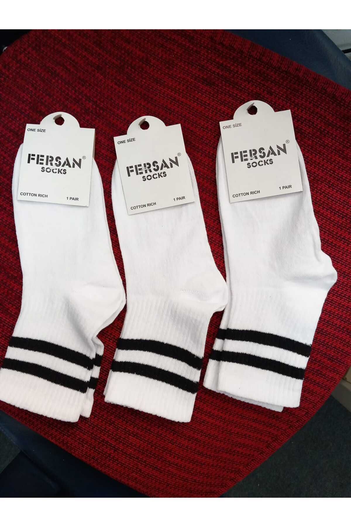 Batik unısex 3 iü tenis çorabı