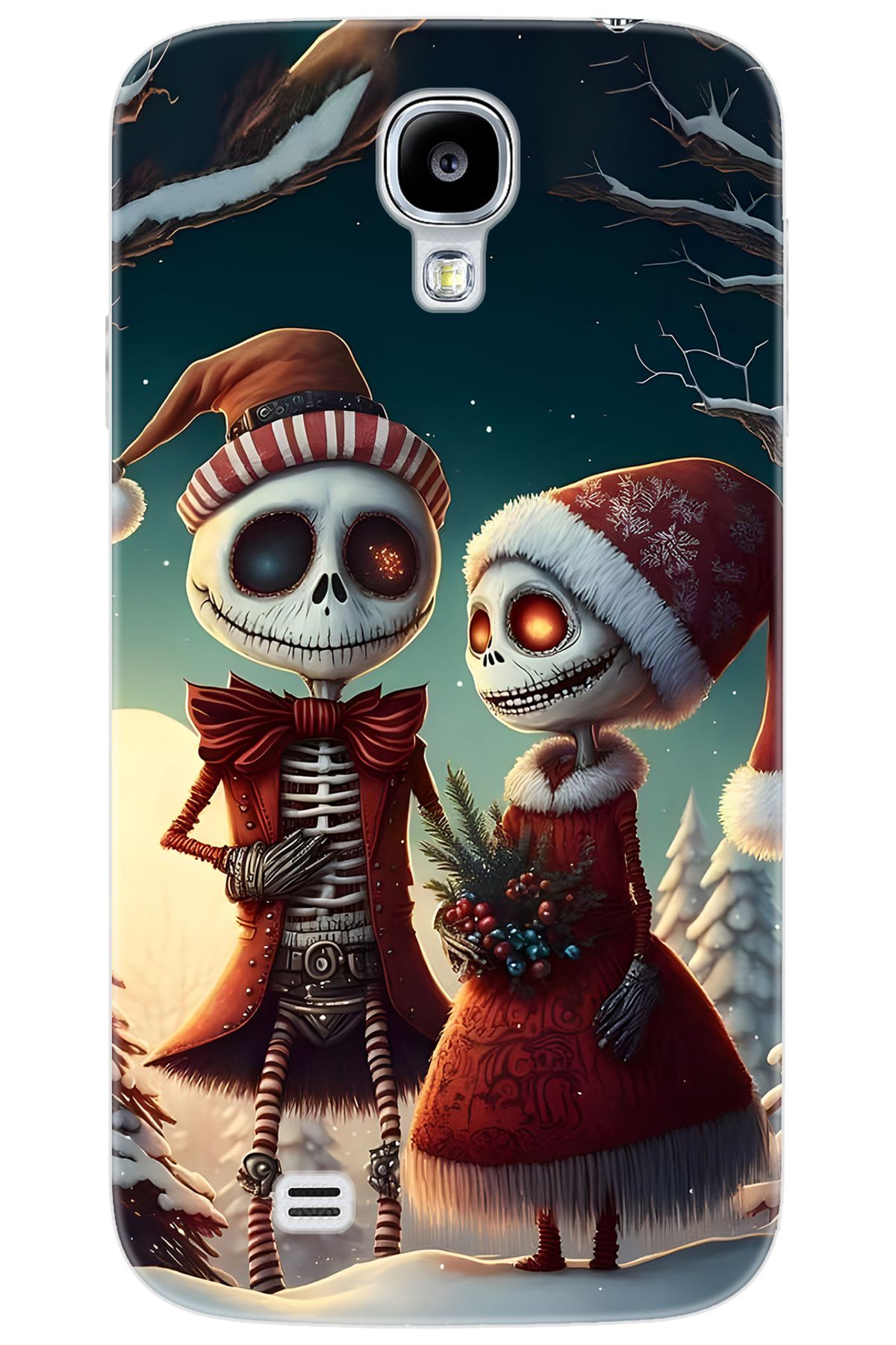 Ceppare Samsung Galaxy S4 (GT-I9500) Uyumlu Kılıf Desen Baskılı Silikon İskelet Serisi STK:714 CP-wsiarhz