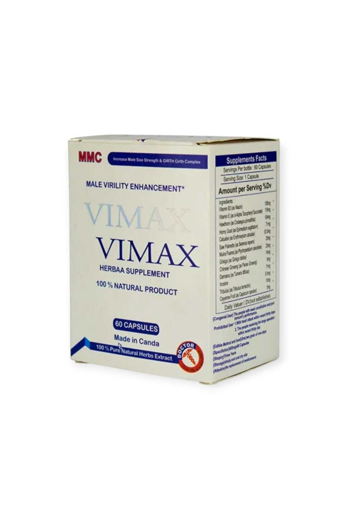 VİMAX-Vimax Herbal Supplement 60 Capsules 1