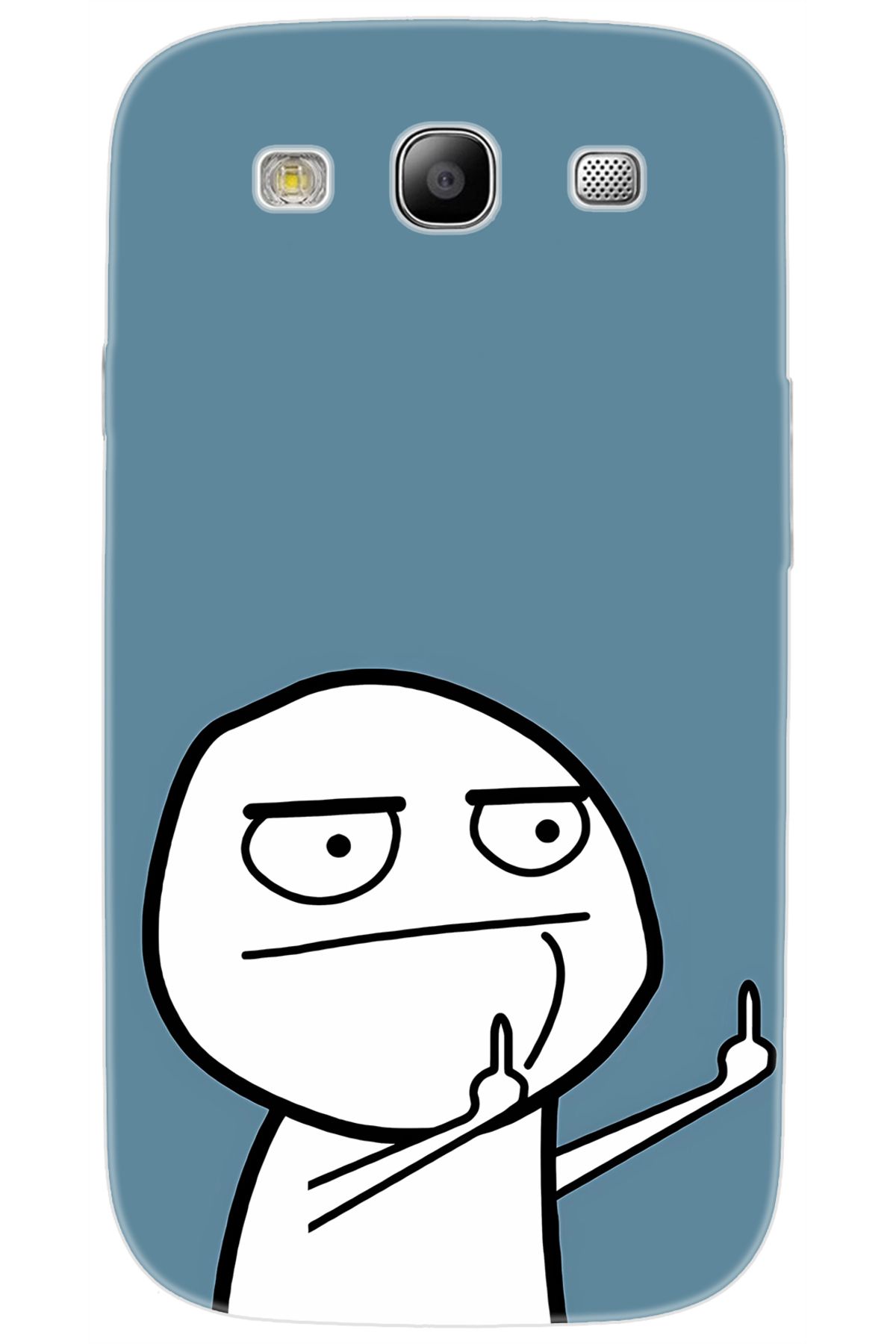 Ceppare Samsung Galaxy S3 (GT-I9300) Uyumlu Kılıf Desen Baskılı Silikon Cute STK:1011 CP-4uAvbuS