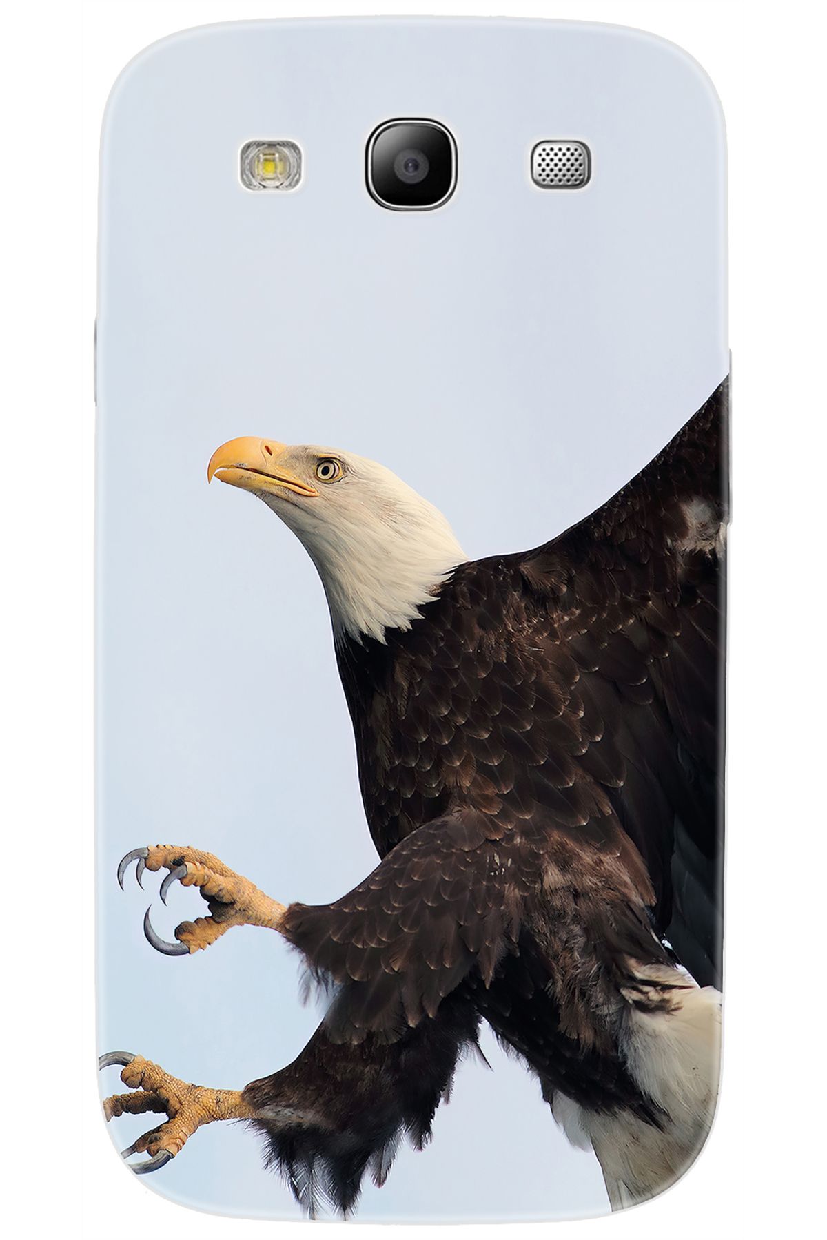 Ceppare Samsung Galaxy S3 (GT-I9300) Uyumlu Kılıf Desen Baskılı Silikon Kartal STK:189 CP-DEyLHxc