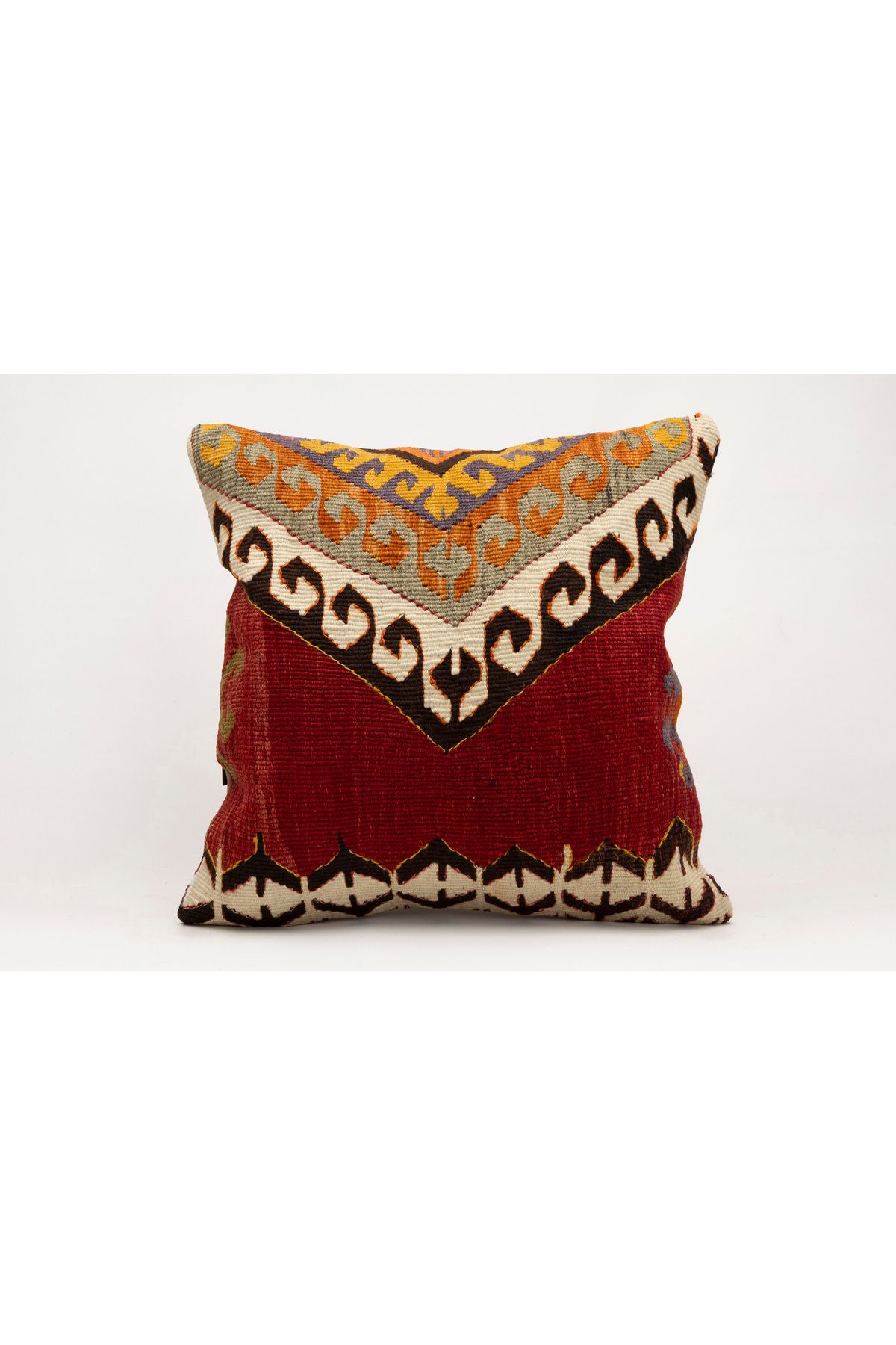 Kilim Whole Sale El Yapımı Kilim'den Yapılmış Yastık Kırlent Kılıfı, 50x50 cm
