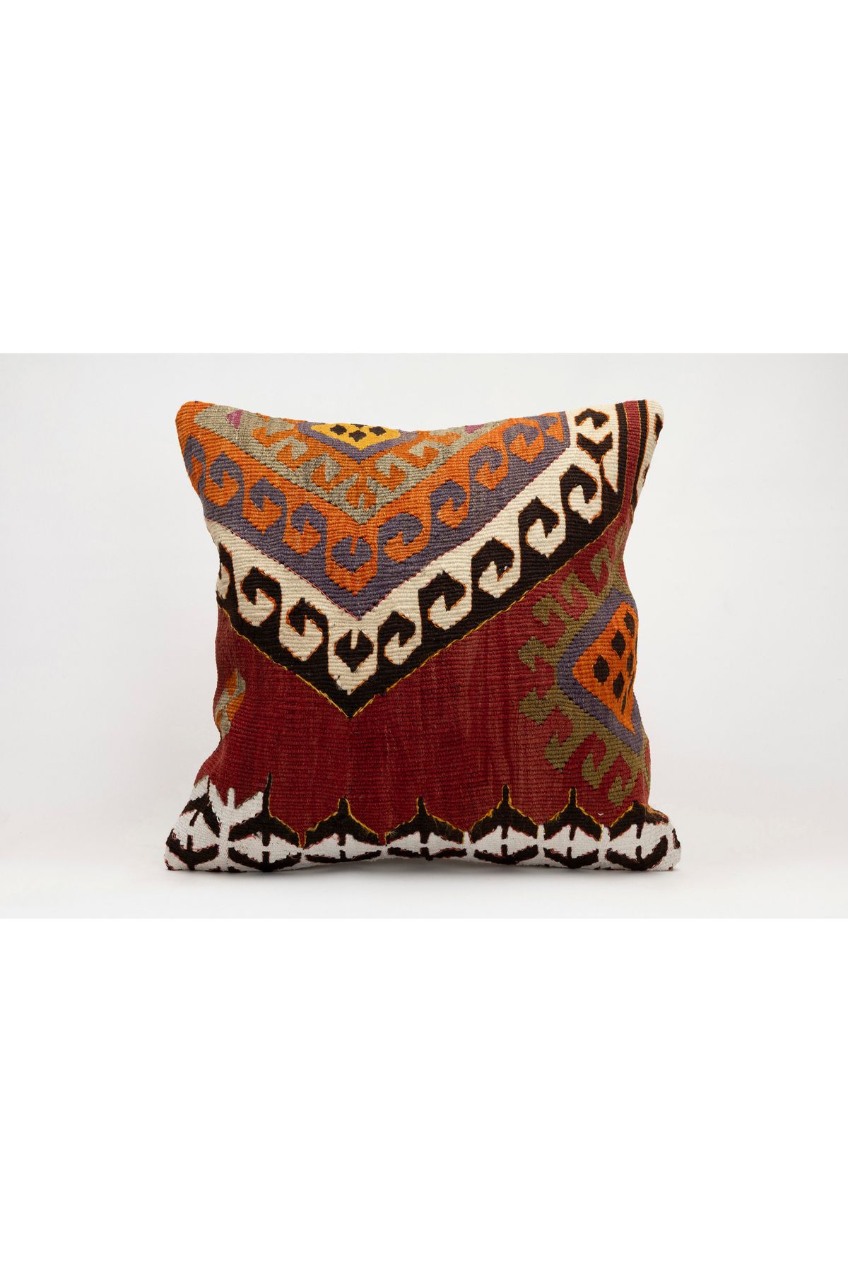 Kilim Whole Sale El Yapımı Kilim'den Yapılmış Yastık Kırlent Kılıfı, 50x50 cm