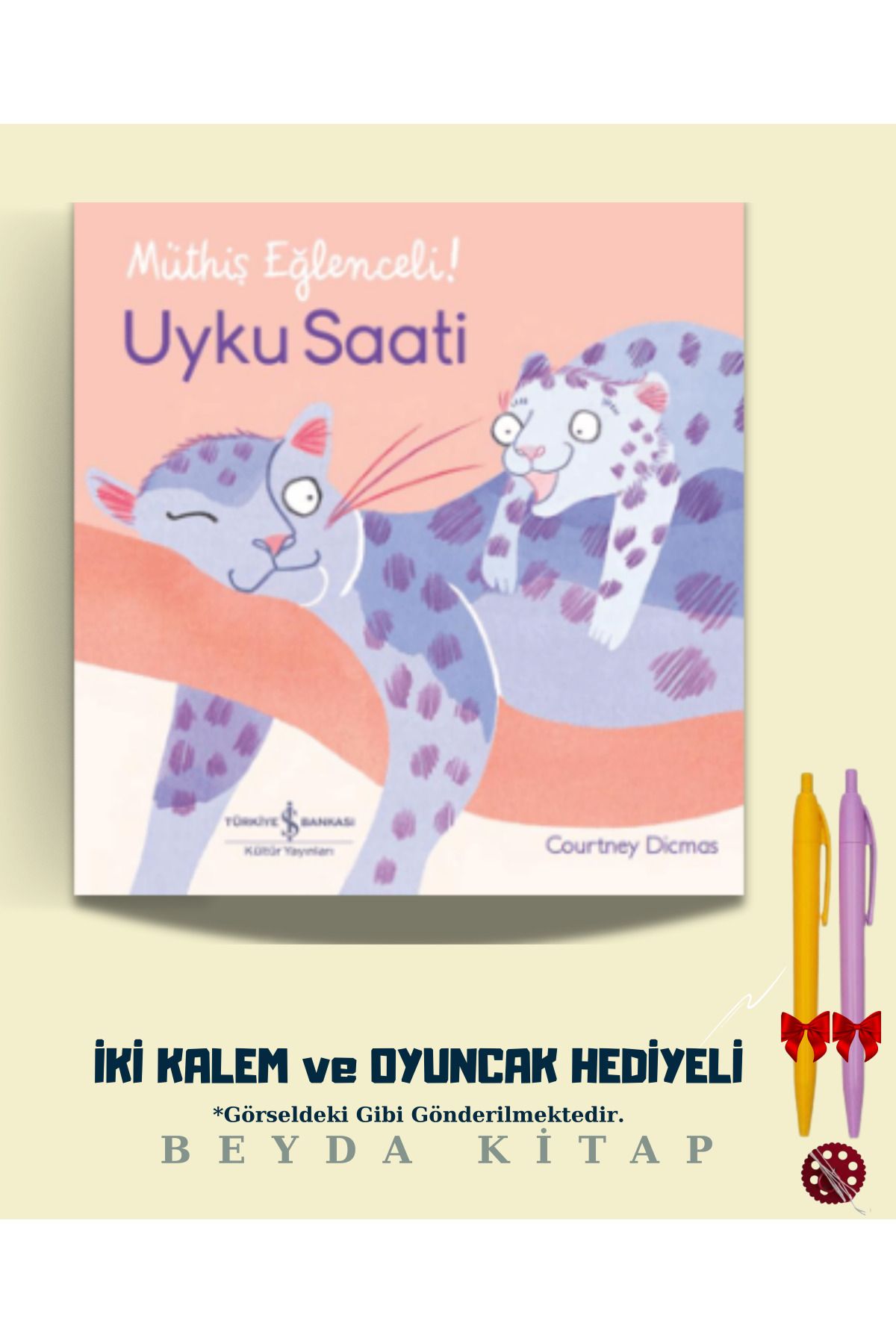 TÜRKİYE İŞ BANKASI KÜLTÜR YAYINLARI Uyku Saati - Müthiş Eğlenceli! - İki Kalem ve Oyuncak Hediyeli - ISBNKCKTP