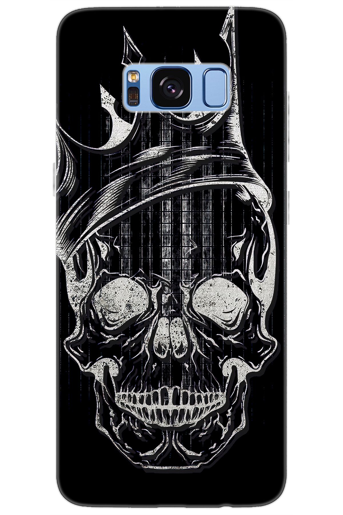 Ceppare Samsung Galaxy S8 (SM-G950F) Uyumlu Kılıf Desen Baskılı Silikon Kuru Kafa STK:582 CP-Wyhiheh