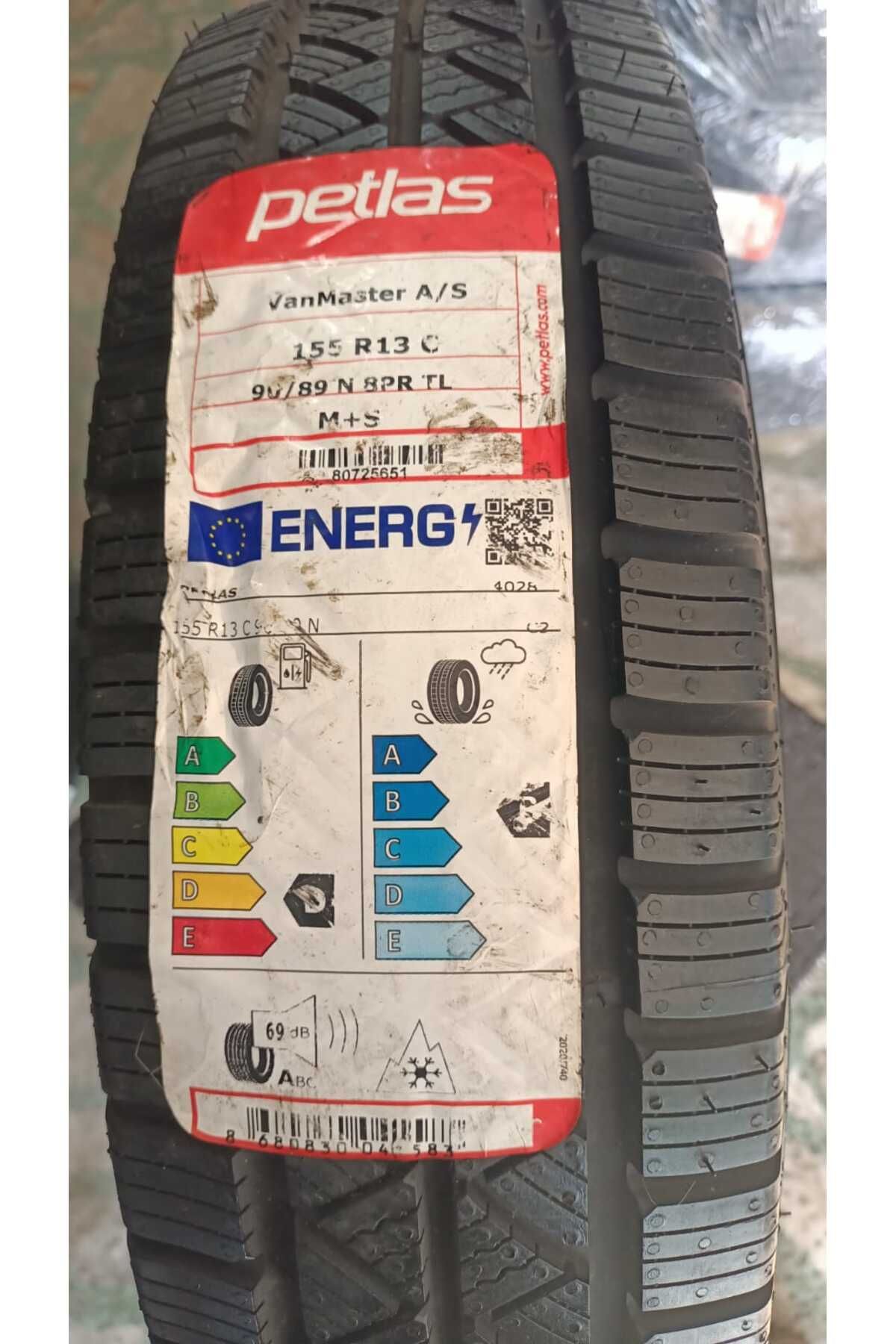 Petlas 155/13C 8K,89N,2022 WANMASTER 4 MEVSİM KAMYONET LASTİK
