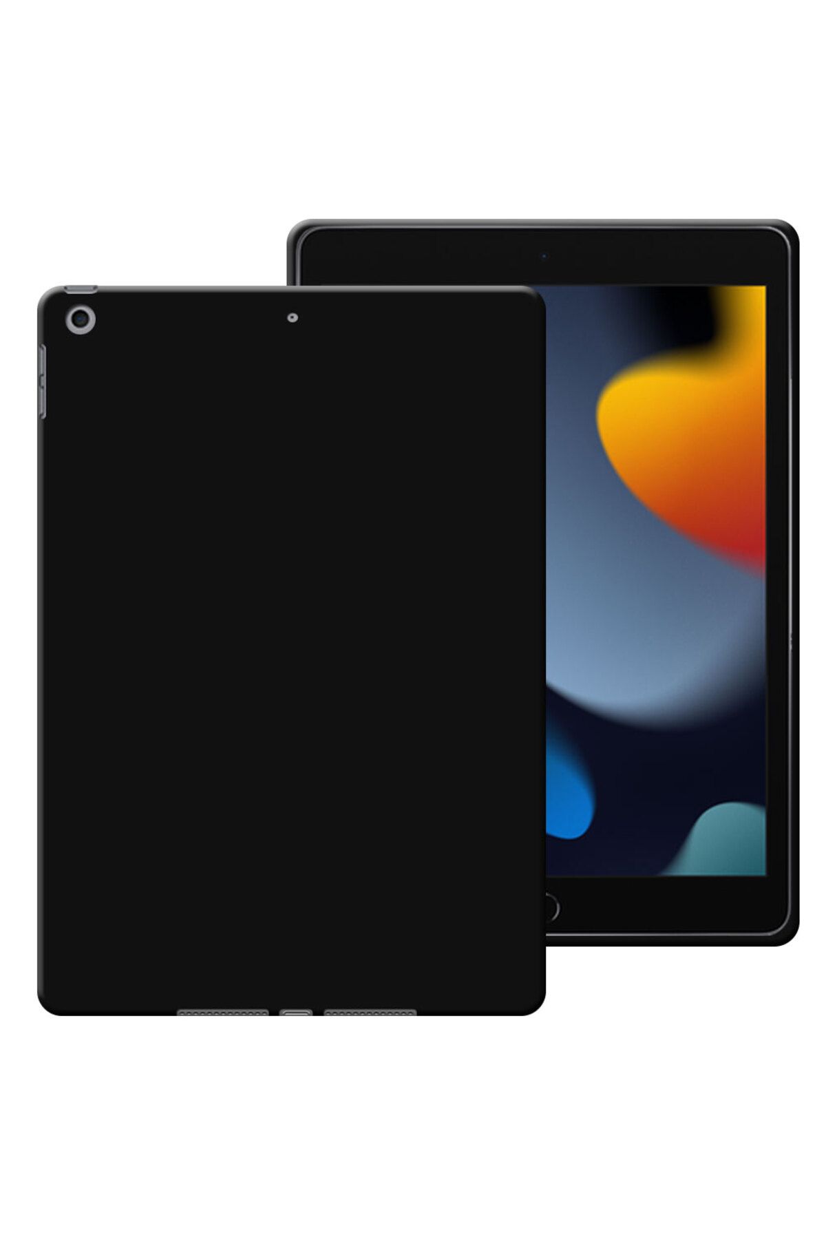 Tekamo Apple iPad 7 / 8 / 9 Nesil 10,2 inç Uyumlu Rubber Yıkanabilir Silikon Kılıf