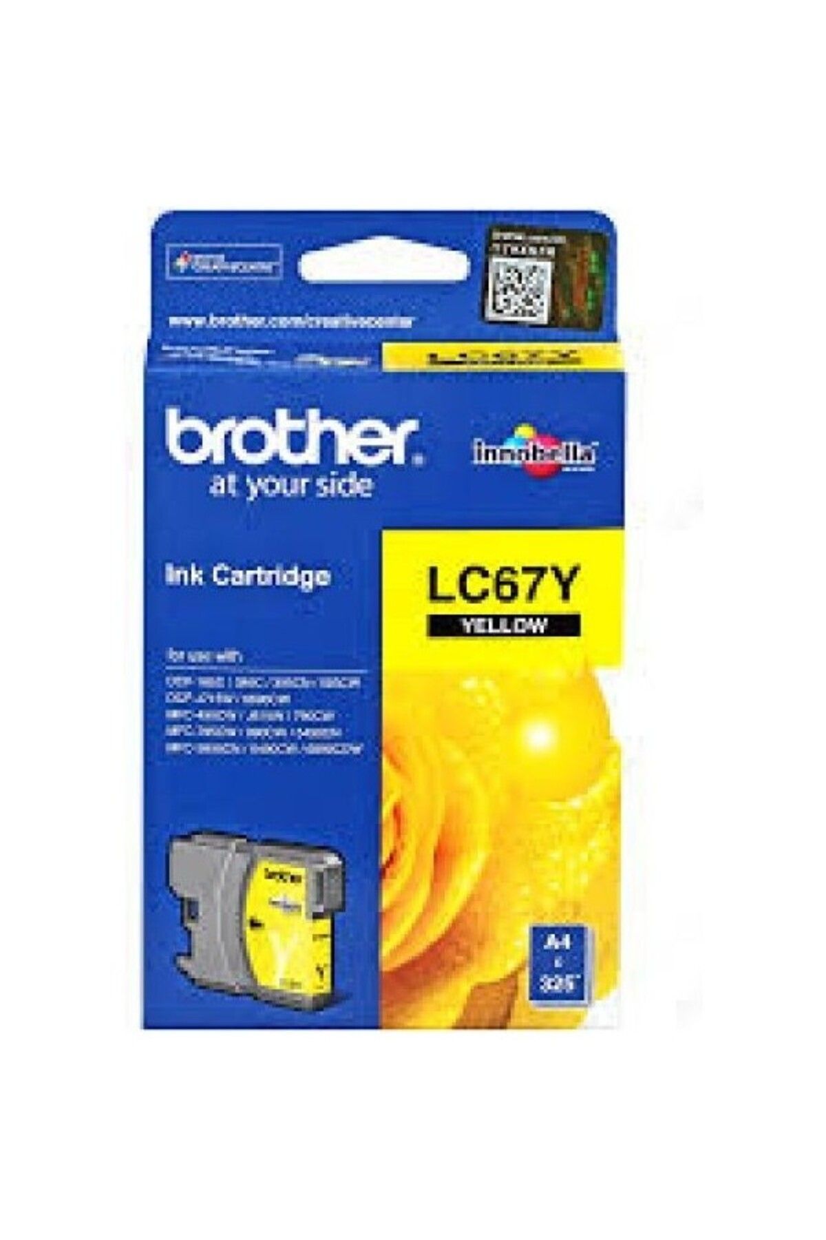 Brother LC67Y Sarı Orijinal Mürekkep Kartuş 325 SAYFA DCP385C MFC490CN MFC790CN