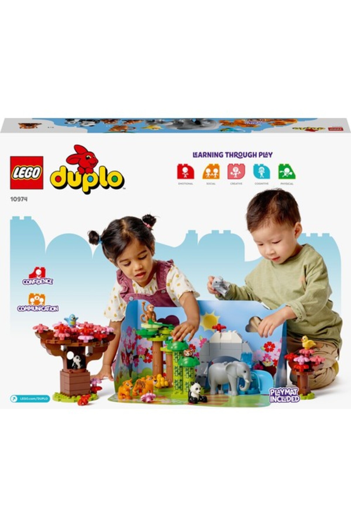 LEGO Vahşi Asya Hayvanları 10974-2 Yaş Ve Üzeri Çocuklar Için Vahşi Hayvan Oyuncak Yapım Seti (117 PARÇA) fotoğrafı 4 (önizleme)