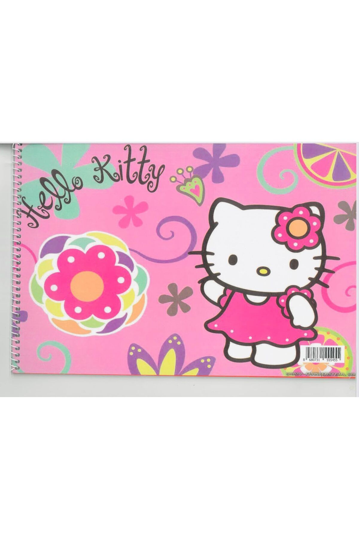 Deniz Oyuncak HELLO KITTY 25*35 SİPRELLİ 15 SAYFA RESİM DEFTERİ
