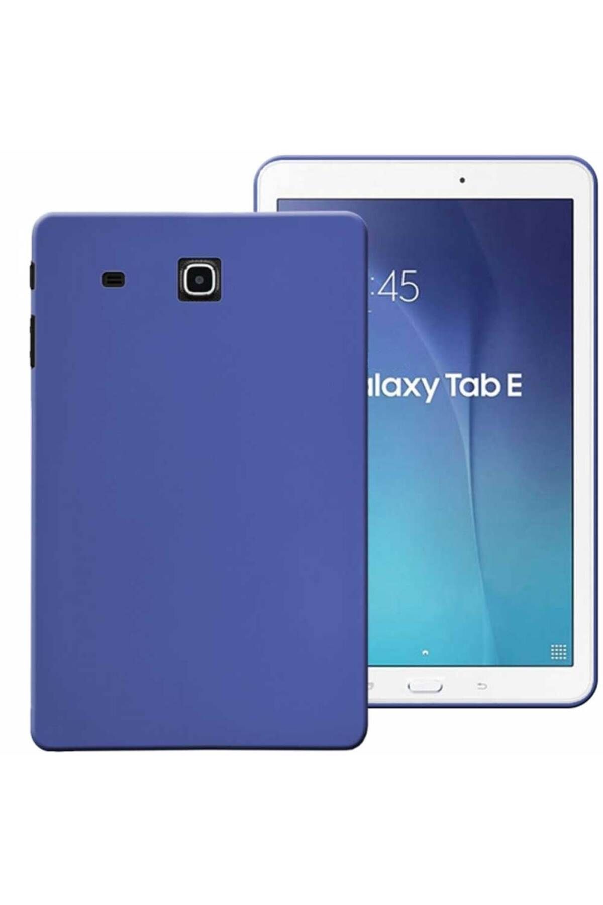 Tekamo Samsung Galaxy Tab E SM T560 Uyumlu Rubber Yıkanabilir Silikon Kılıf