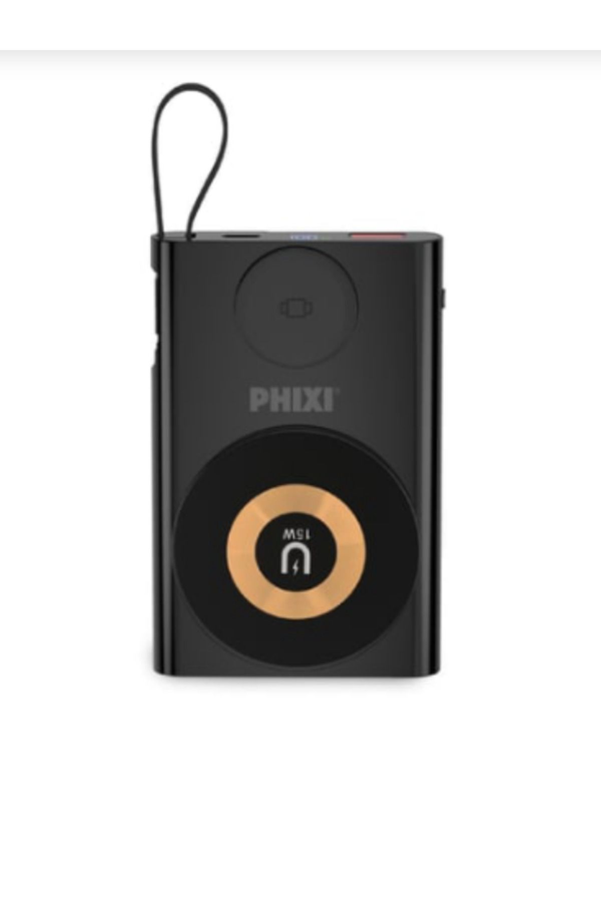 Phixi PW2250 Magsafe Uyumlu Kablosuz Taşınabilir Şarj Aleti, 15W Hızlı Şarj Aleti
