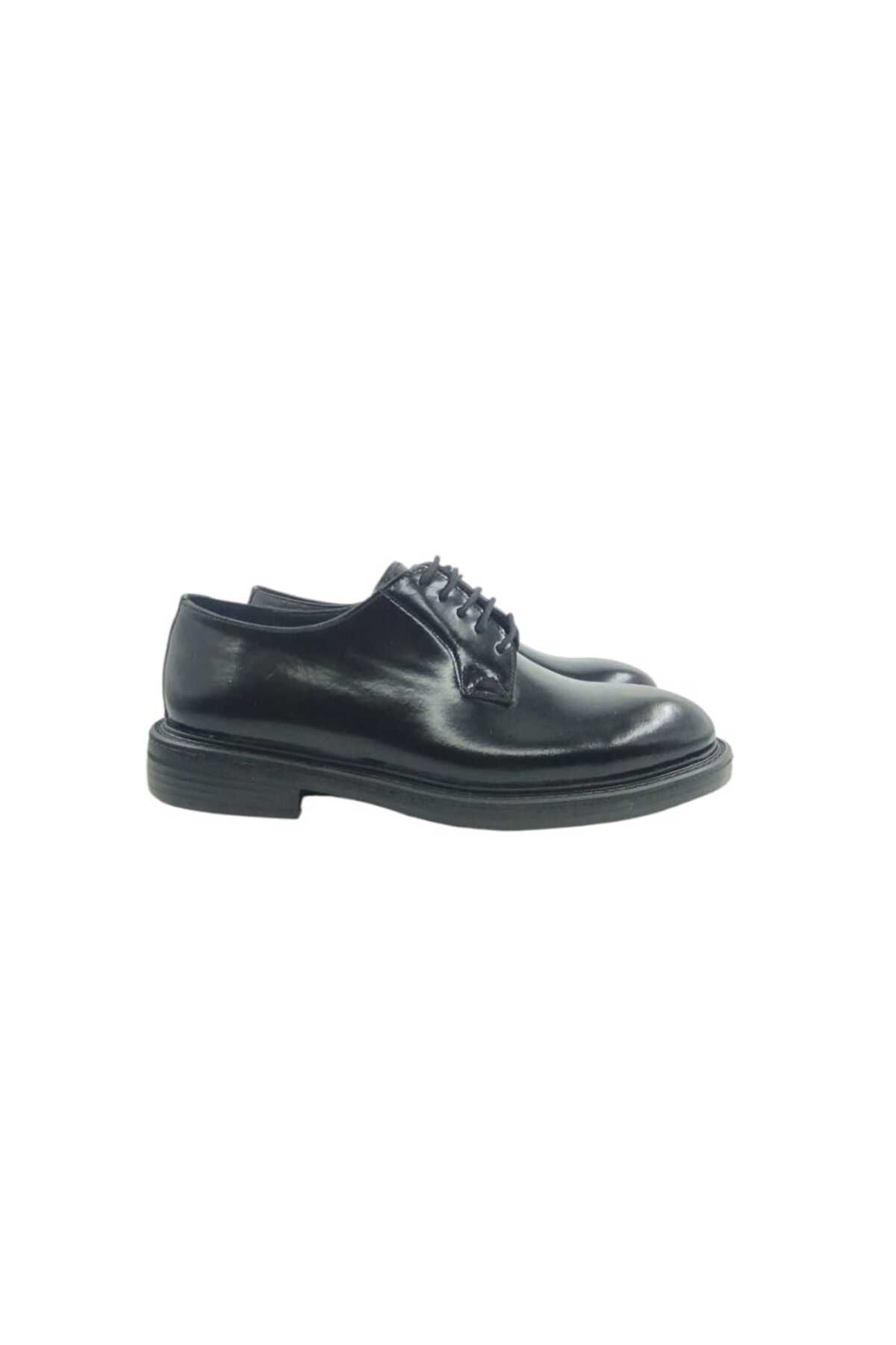 Oneka Shoes 420525OSAÇ8541 Erkek Günlük Oxford Siyah Açma