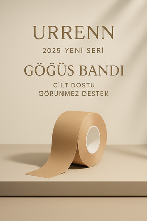 Urrenn Göğüs Bandı | Yeni Sezon | Suya Dayanıklı Ten Renk | 5 Metre Şekillend...