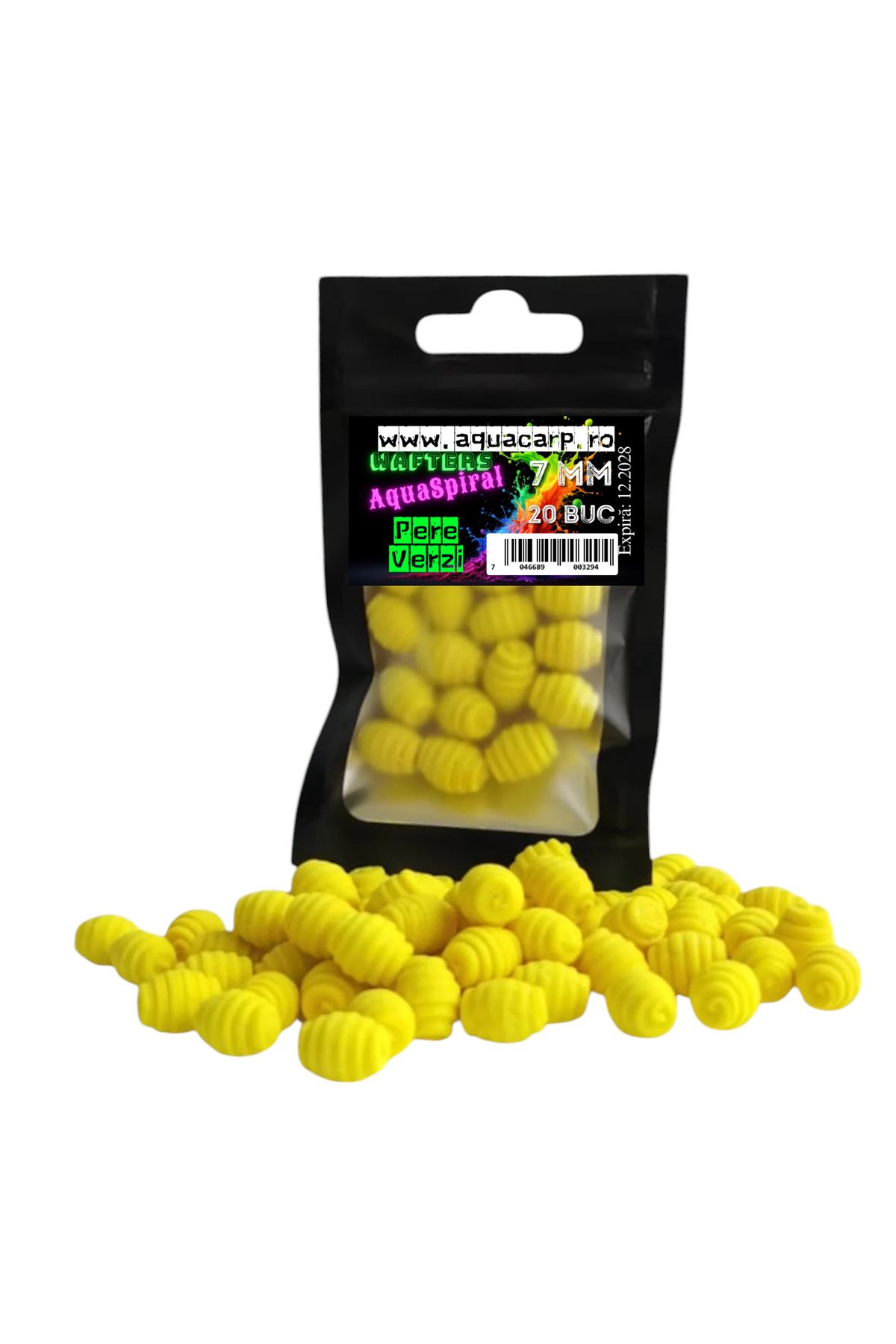 Aqua Wafters Aquaspiral 7mm Pere Verzi 20 Buc. - One Size