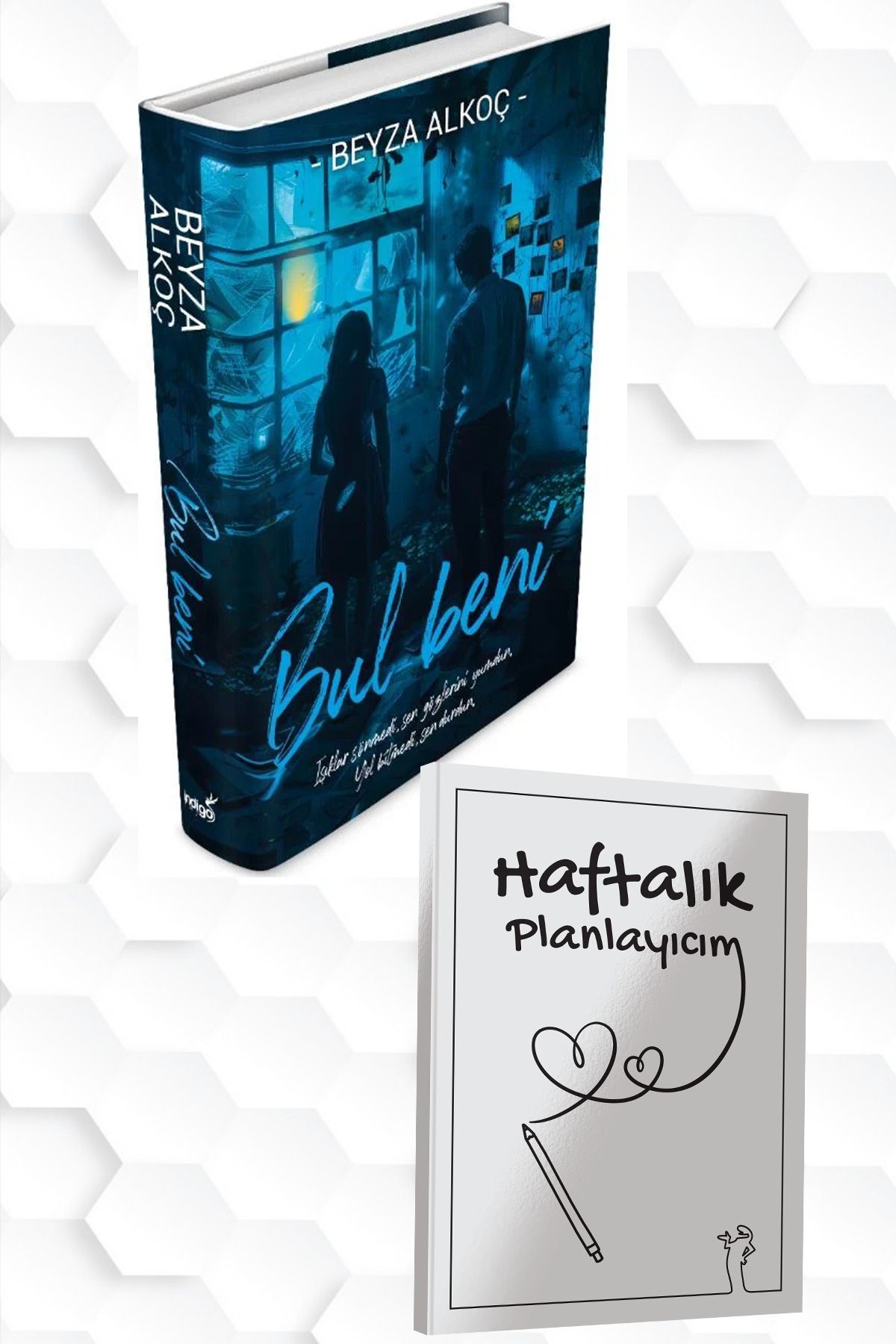 İndigo Kitap CİLTLİ-BEYZA ALKOÇ-BUL BENİ+HAFTALIK PLANLAYICIM (52 HAFTA) HEDİYE