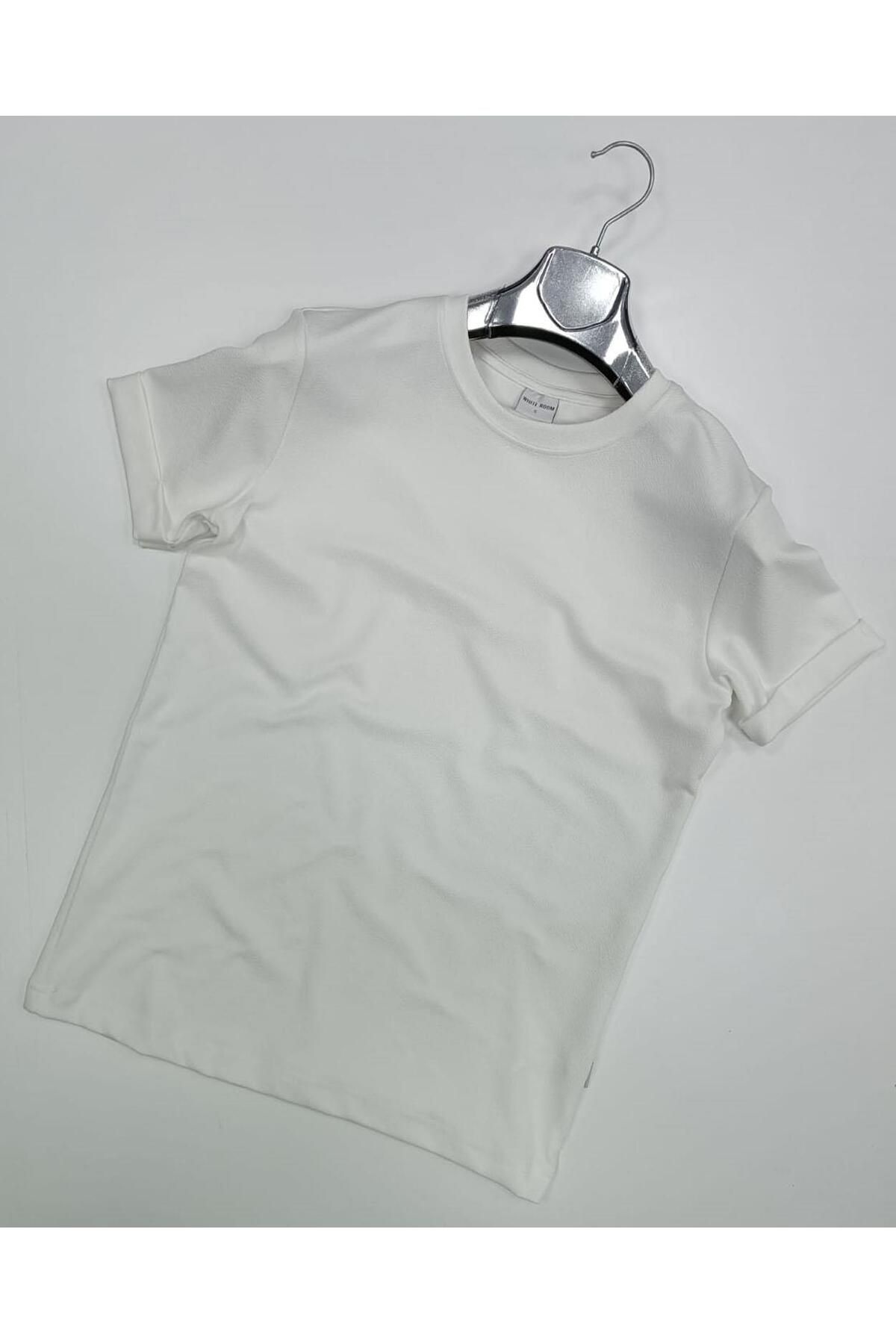CLASSİCS MEN White Room Slim Fit Erkek Kısa Kol Tshirt 7278