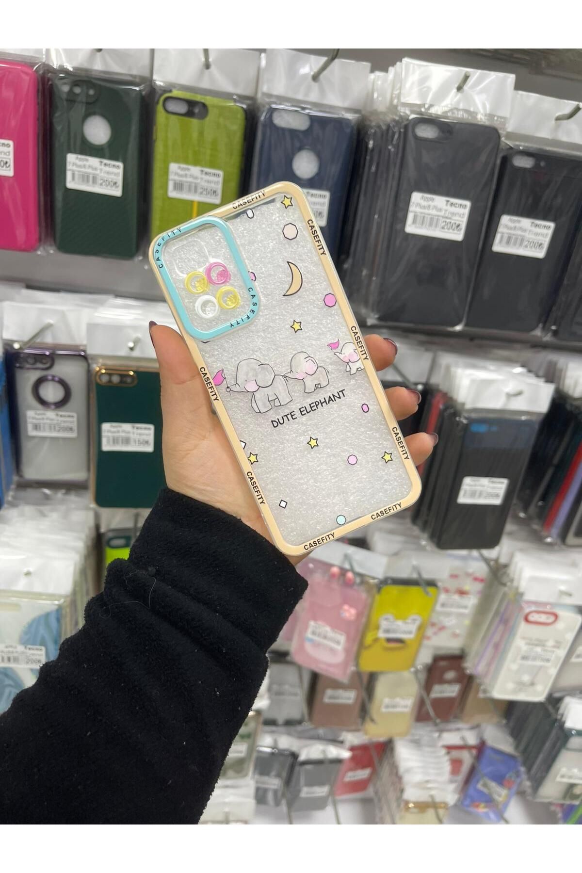 TECNOTREND Redmi 10 2022 Kılıf Desenli şeffaf Silikon Kapak