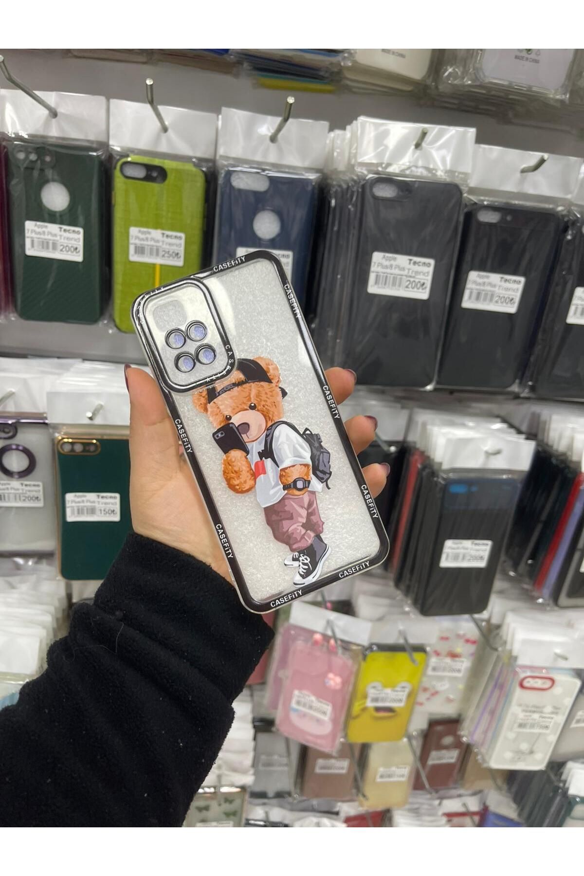 TECNOTREND Redmi 10 2022 Kılıf Desenli şeffaf Silikon Kapak