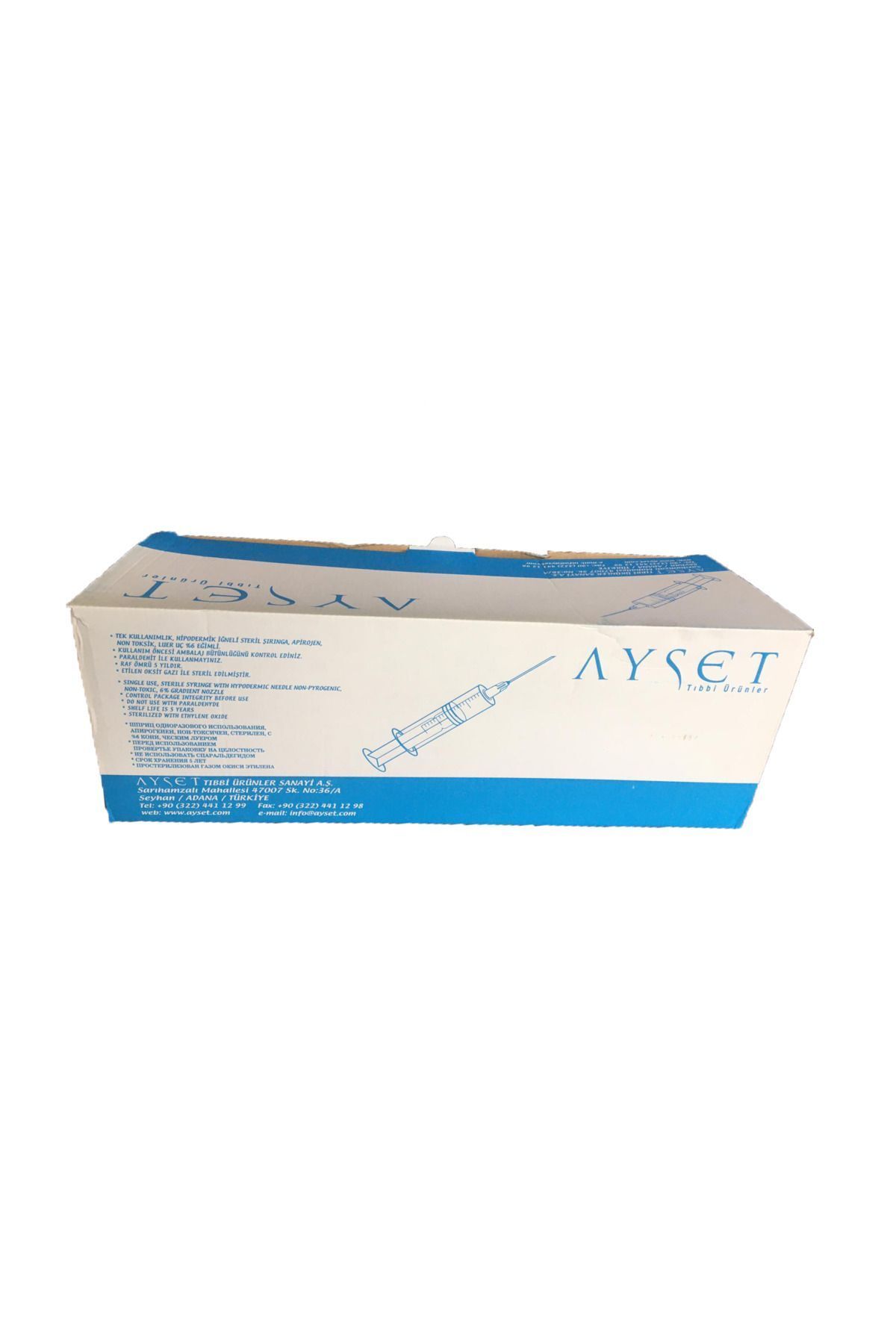 Ayset Enjektör 2 ML 25 G x 11/2 3 Parça TURUNCU 300 adet