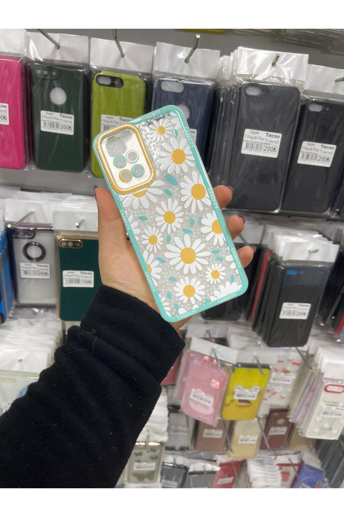 TECNOTREND Redmi 10 2022 Kılıf Desenli şeffaf Silikon Kapak