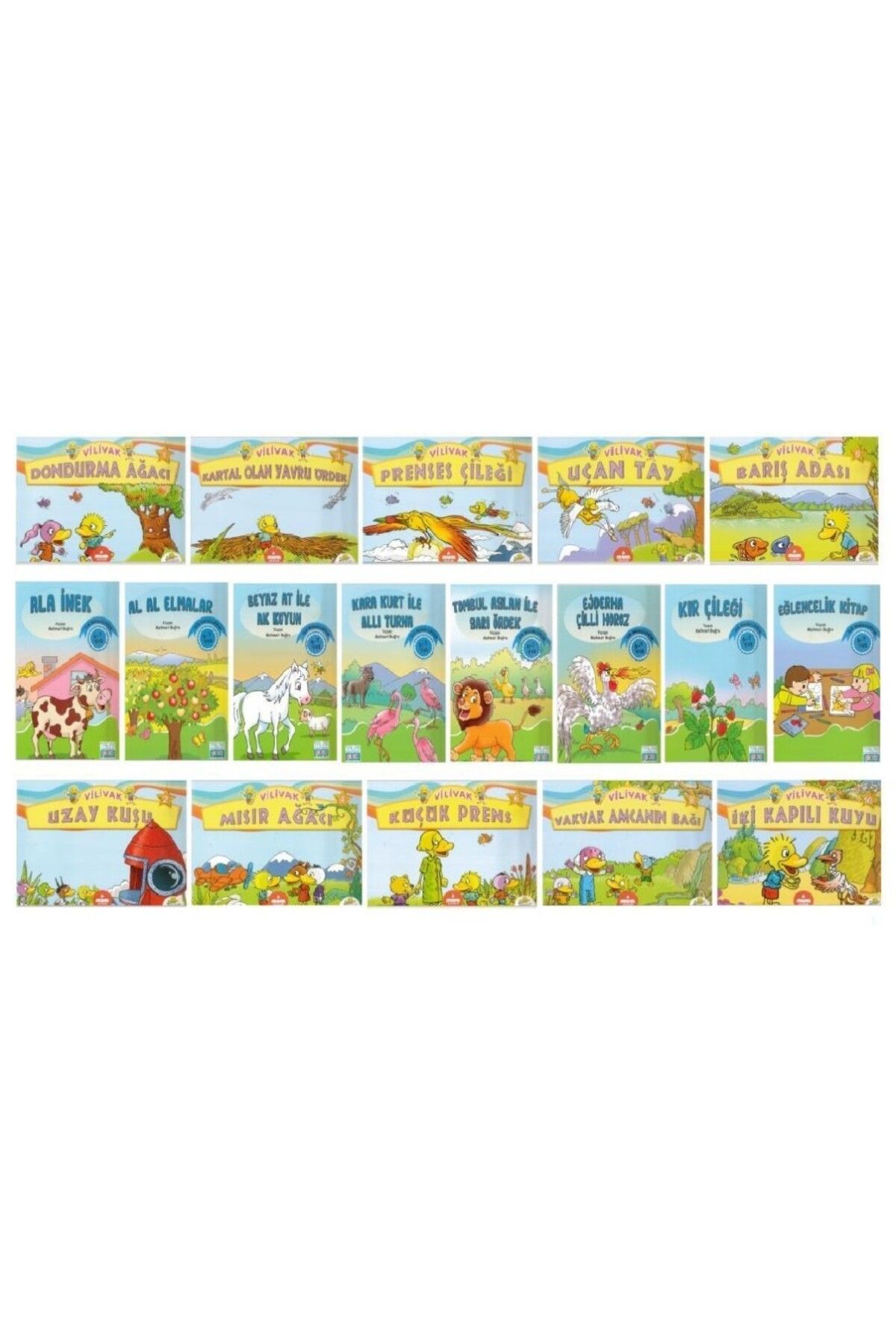 Mum Yayınları Mum 1. Sınıf Büyük Boy Hikaye Seti 18 Kitap (ilk masal - vilvak)