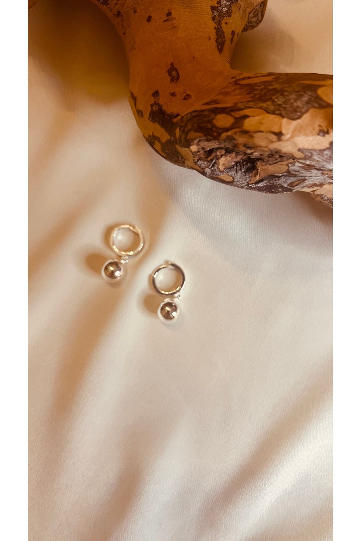 Clover by Yonca Erdoğan 925 Ayar Gümüş Top Küpe