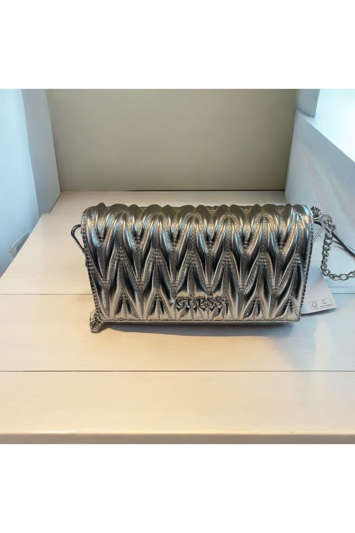 Guess KIRKWALL MINI METALLIC SILVER