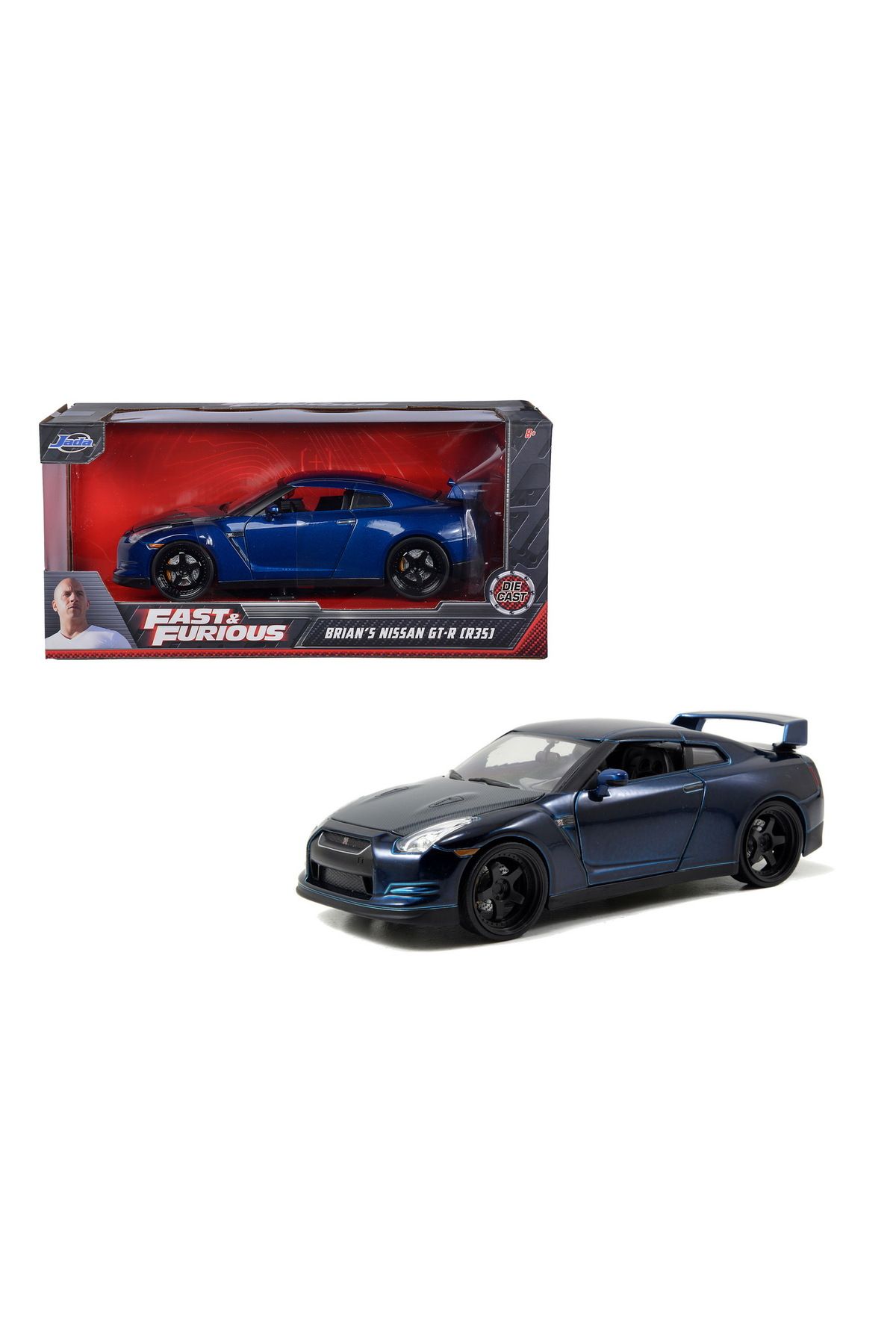 Toys Masinuta Metalica Fast And Furious 2009 Nissan Gt-r Scara 1 La 24 - One Size