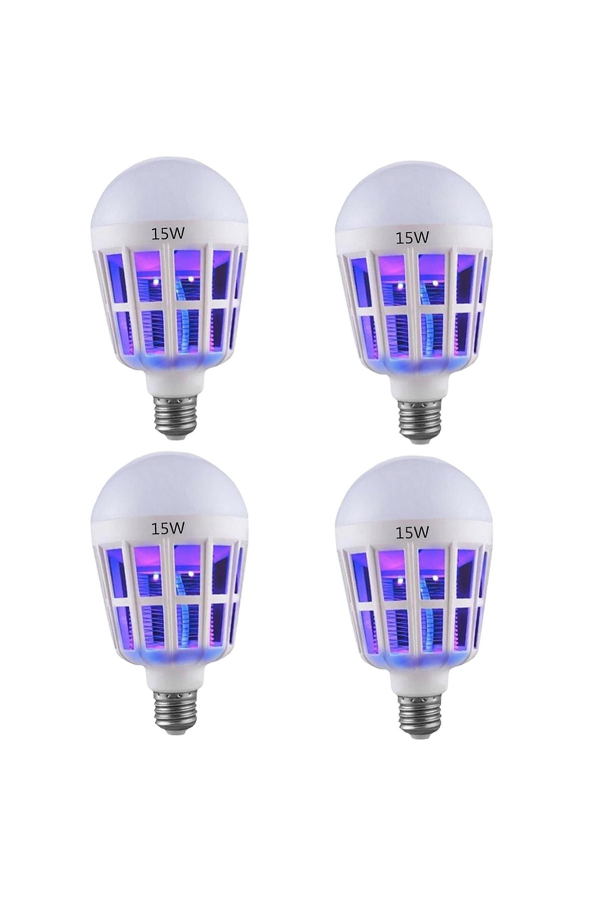 Echo Soul Set 4 Becuri Led 2 In 1 Cu Lampa Uv Anti Insecte Echo Soul, Aparat Impotriva Insectelor - One Size