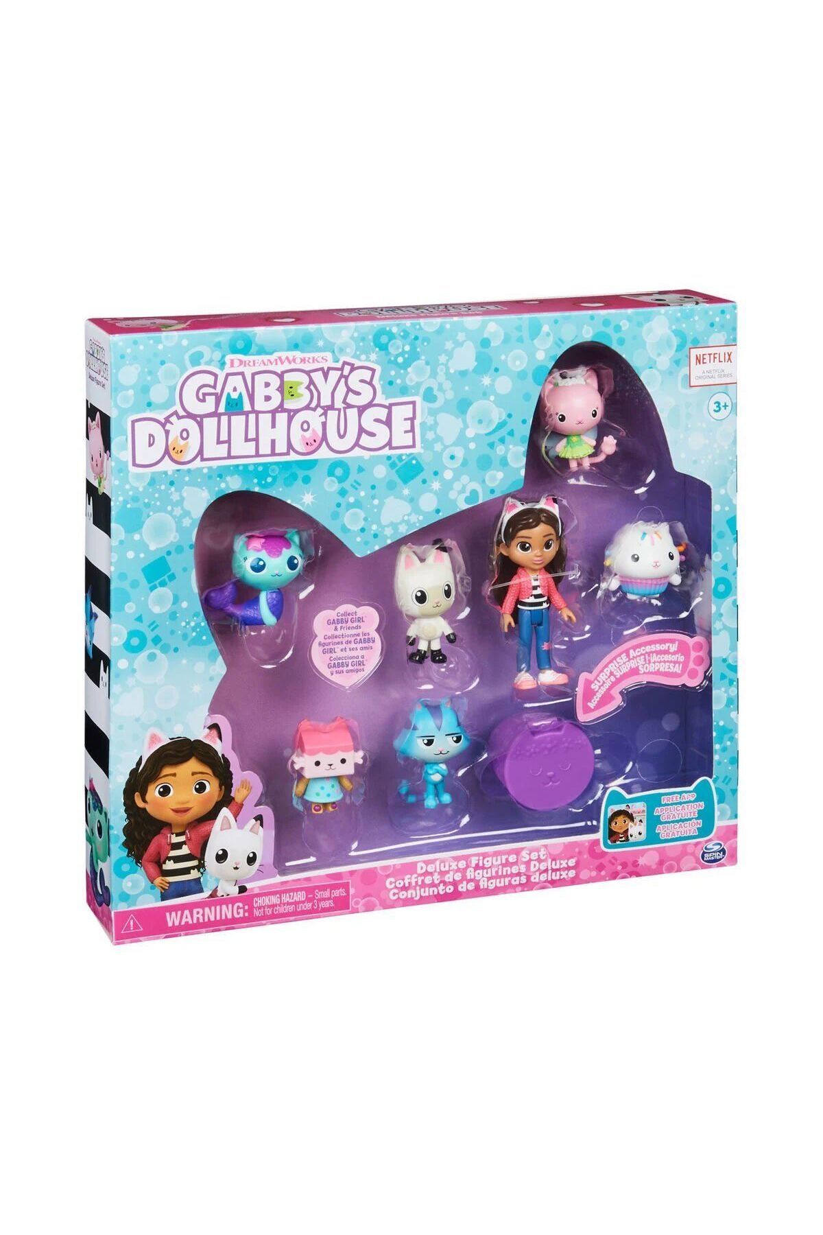 sinerjim 64840 Gabbys Dollhouse Delüks 7li Figür Seti