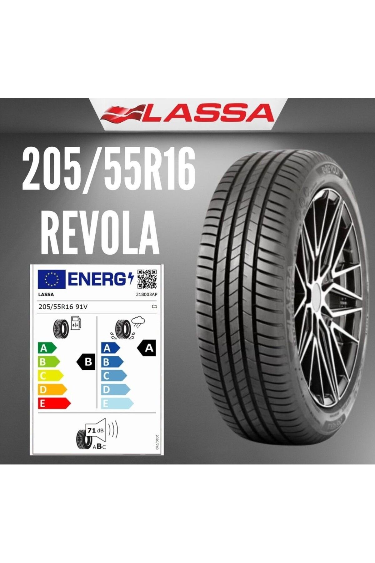 Lassa 205/55r16 91v Revola 2024 Tarihli