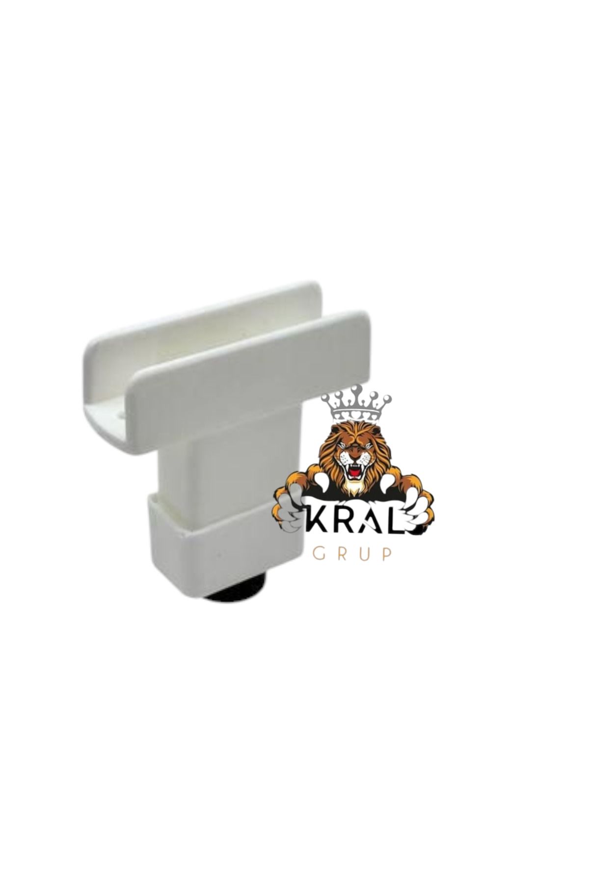 kral hırdavat UMUT ÇALIK U Geçme Plastik Ayak 18mm 8cm Beyaz