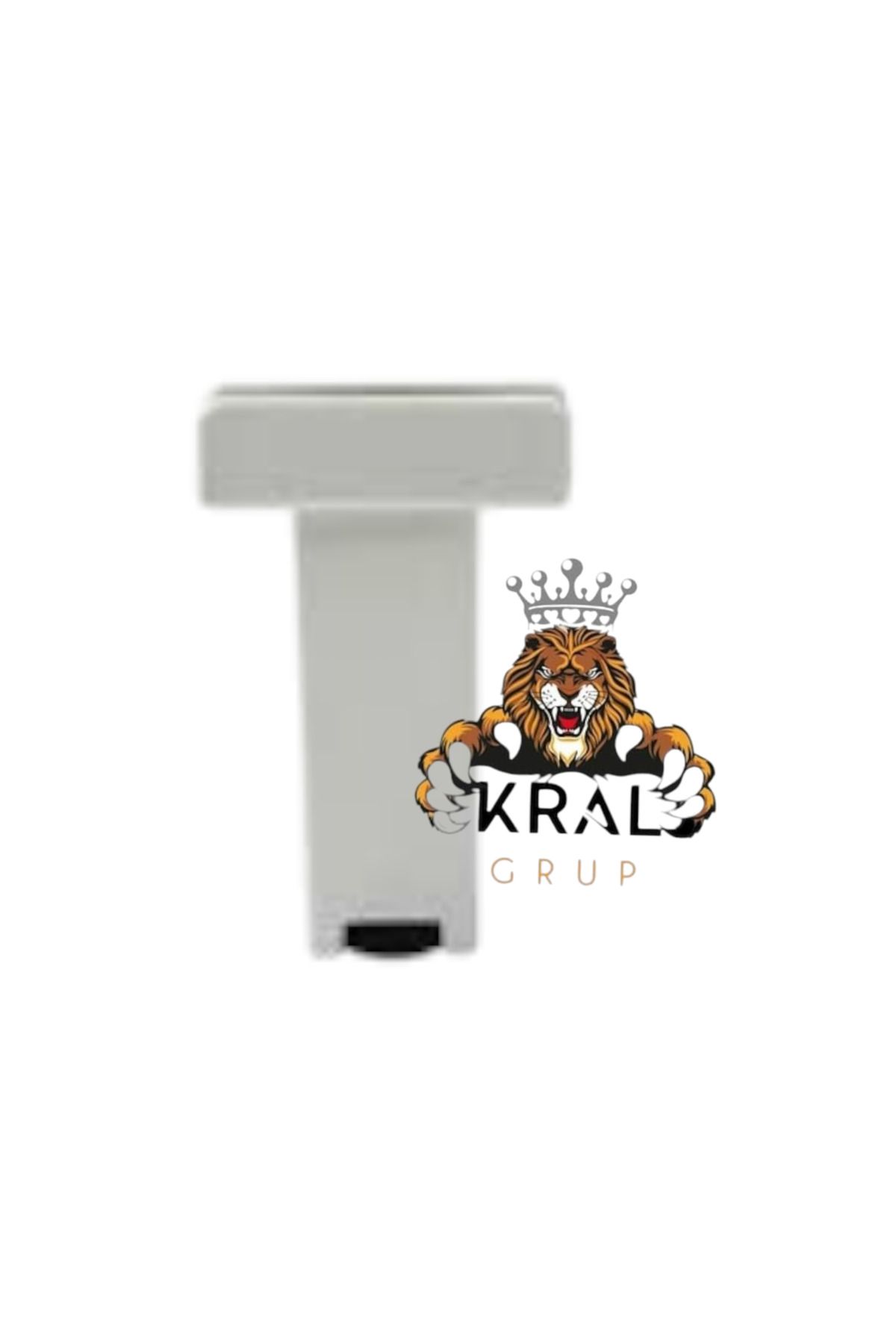 kral hırdavat UMUT ÇALIK U Geçme Plastik Ayak 18mm 10cm Beyaz